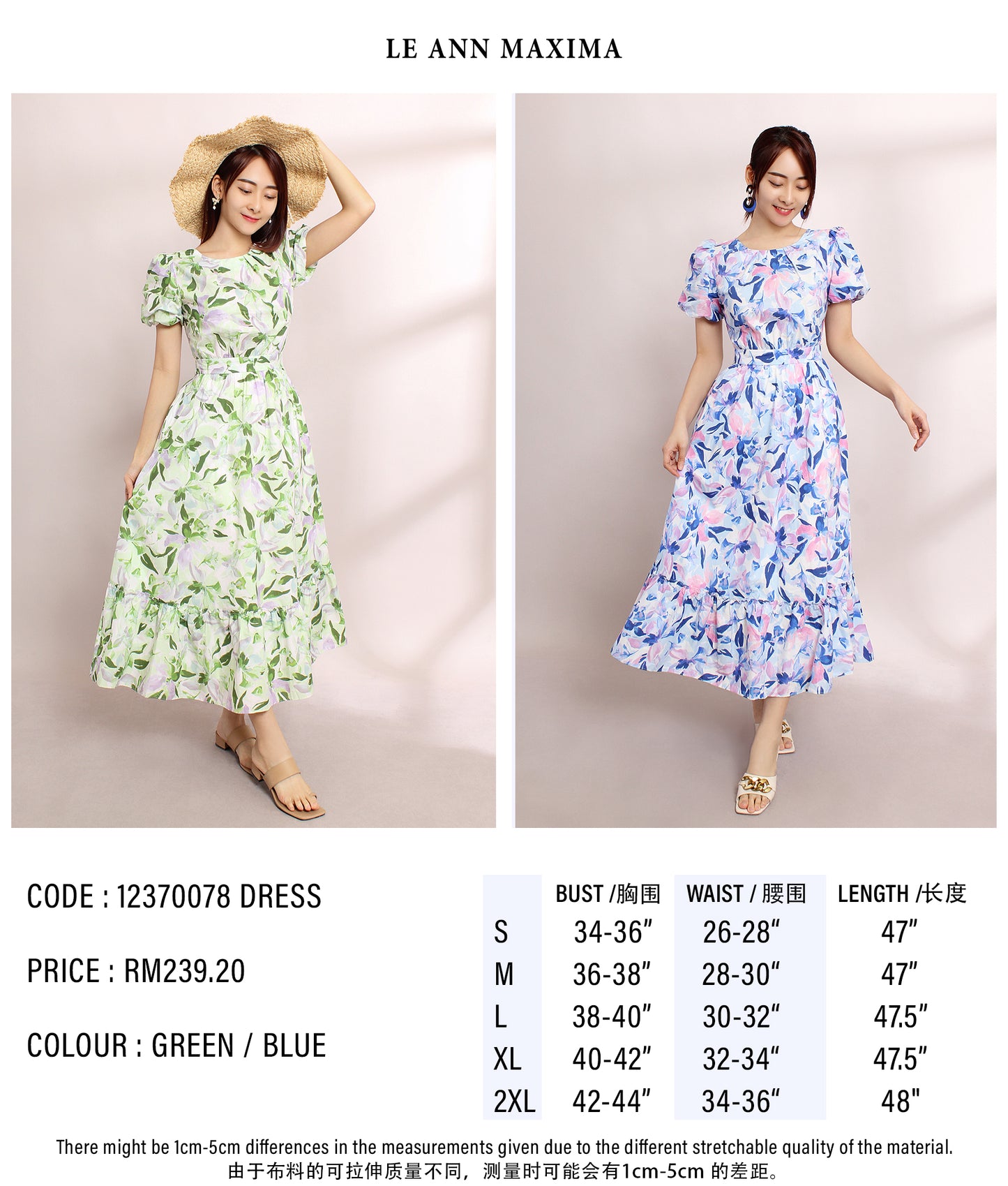 Althea Floral Ruffled Dress