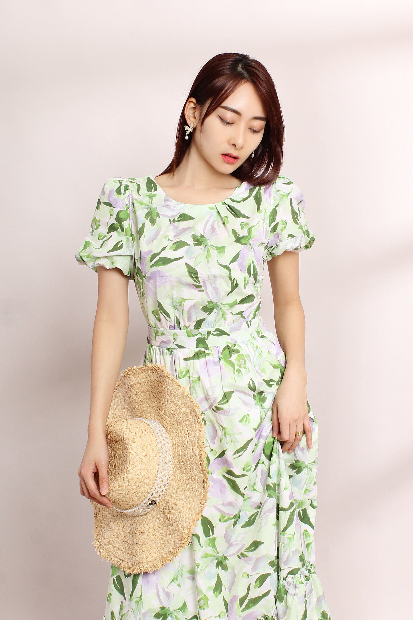 Althea Floral Ruffled Dress