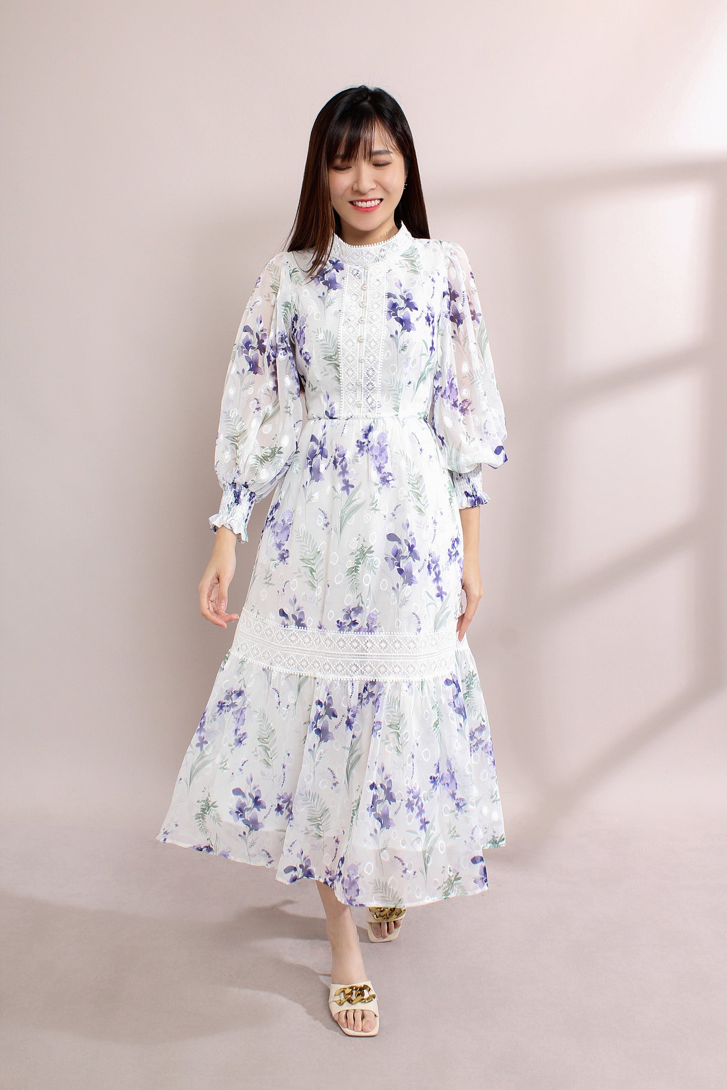 Aphaea Blooming Lace Dress