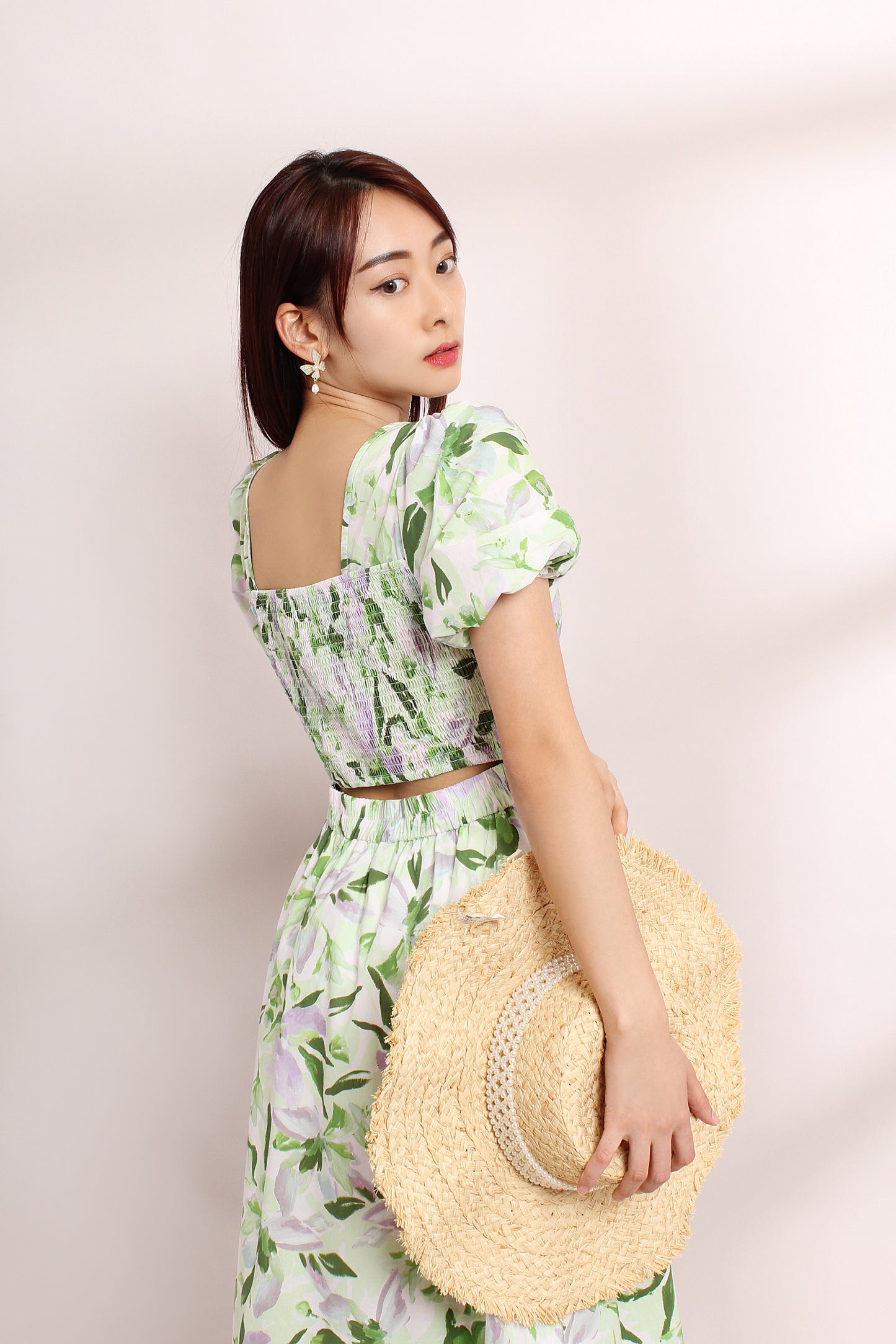 Althea Floral Ruffled Dress
