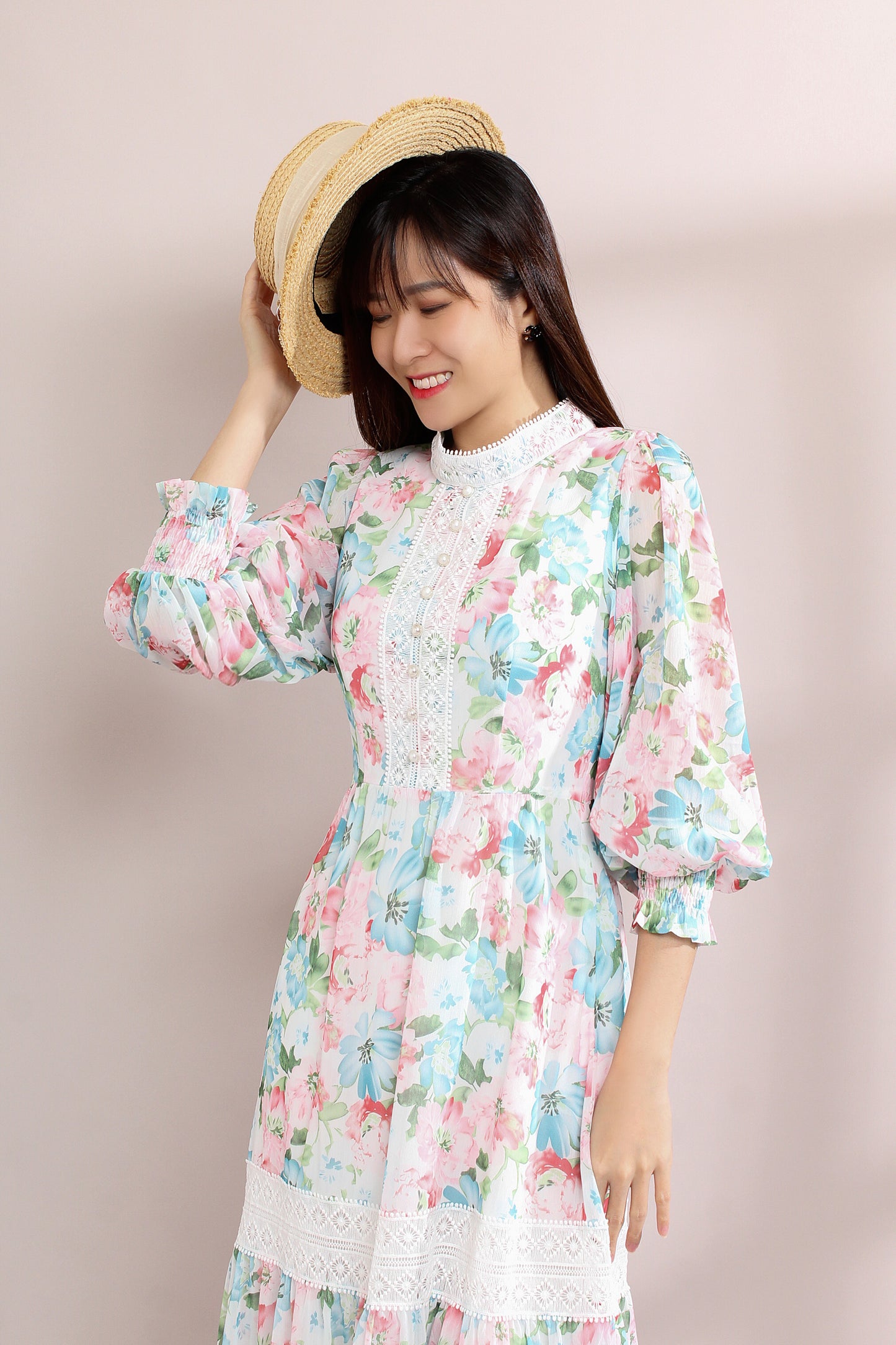 Aphaea Blooming Lace Dress