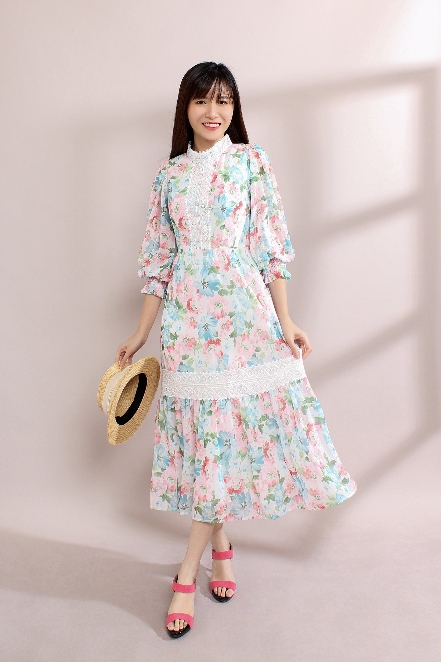 Aphaea Blooming Lace Dress
