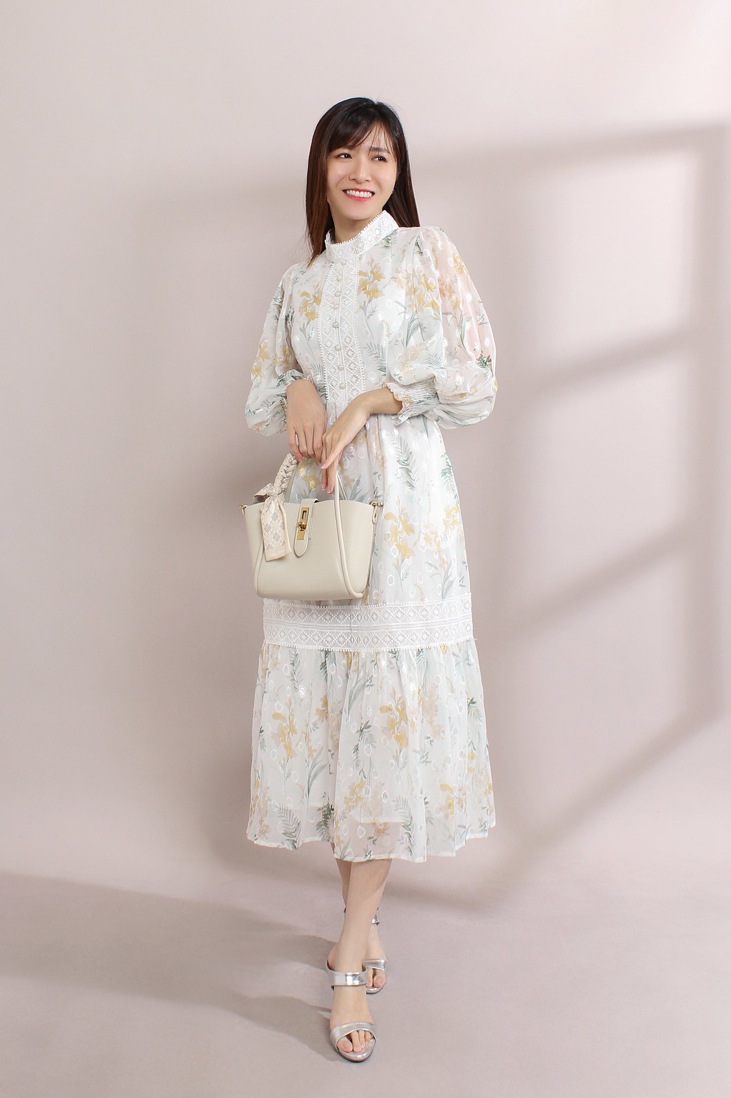 Aphaea Blooming Lace Dress