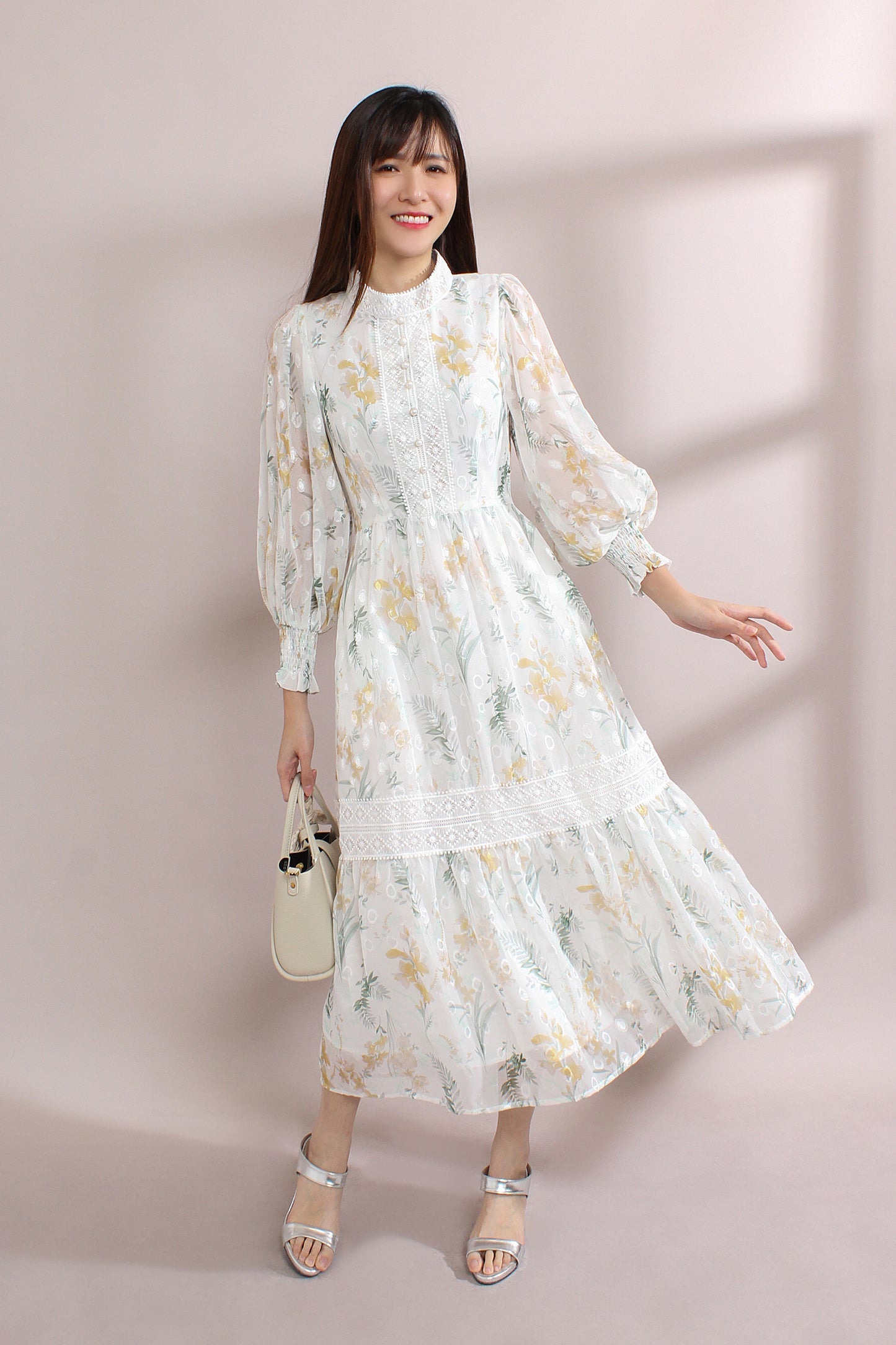 Aphaea Blooming Lace Dress