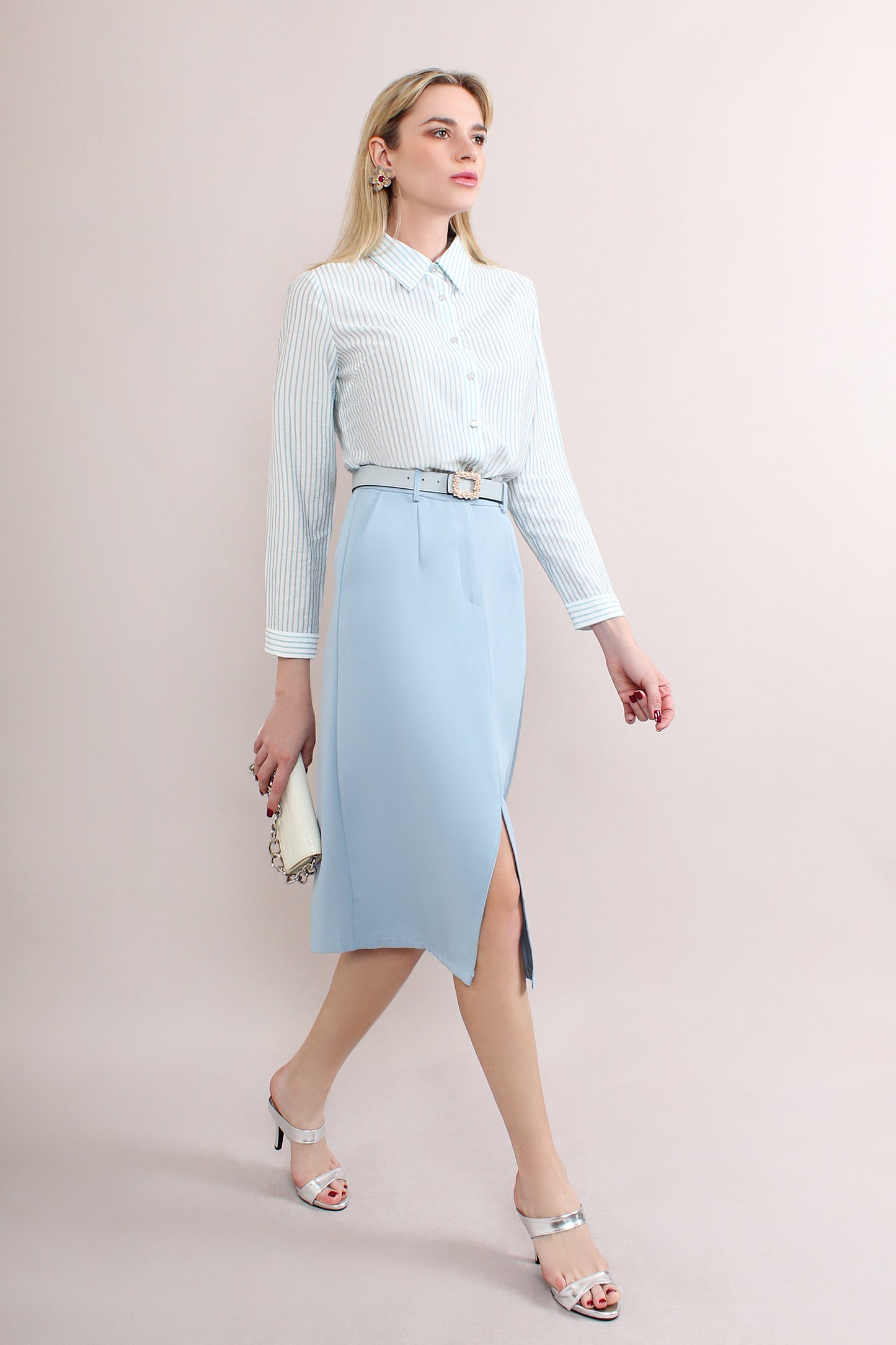Casual Thin Stripes Cotton Shirt