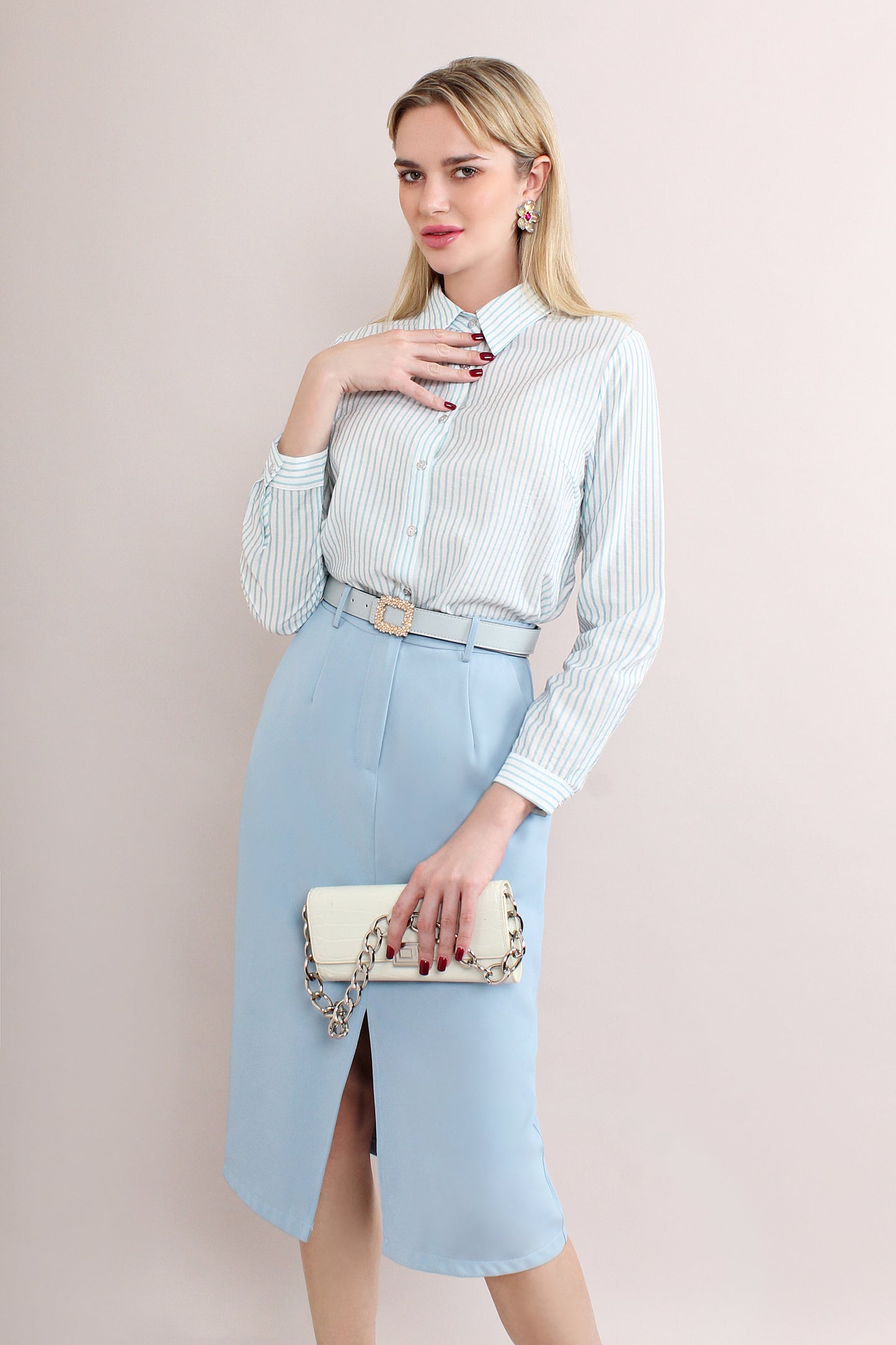 Casual Thin Stripes Cotton Shirt