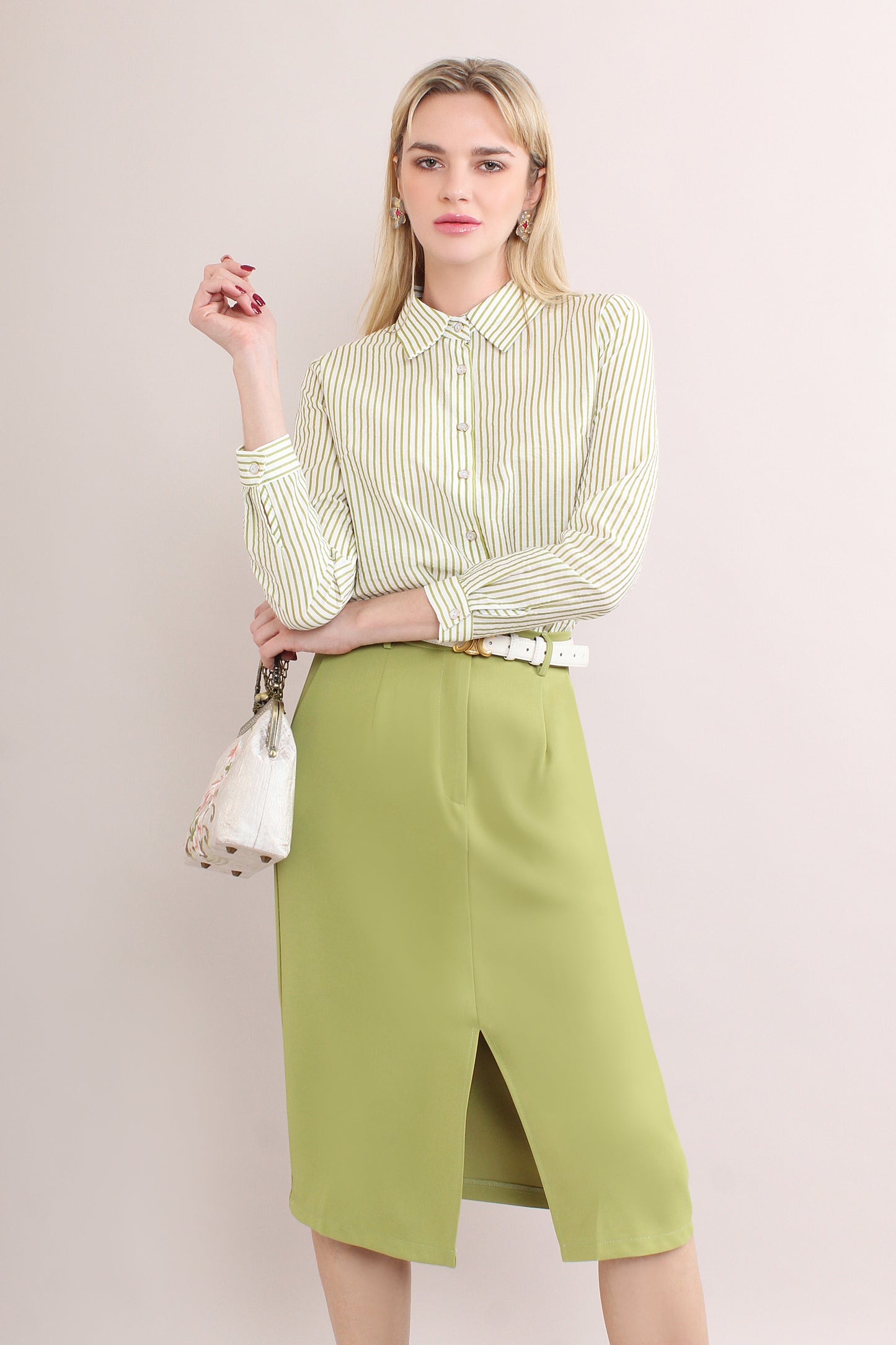 Casual Thin Stripes Cotton Shirt