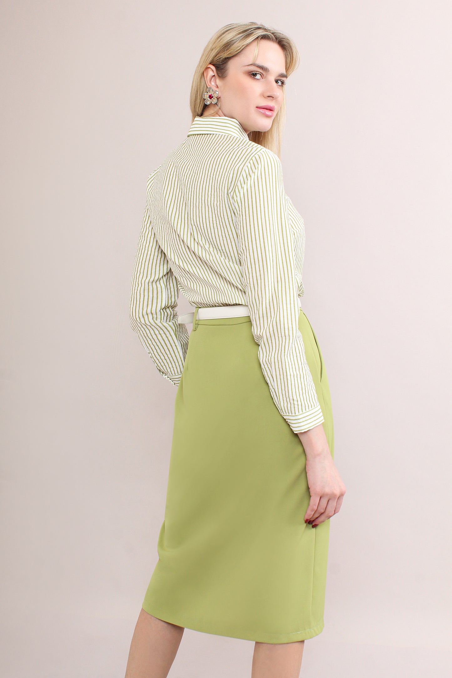 Casual Thin Stripes Cotton Shirt