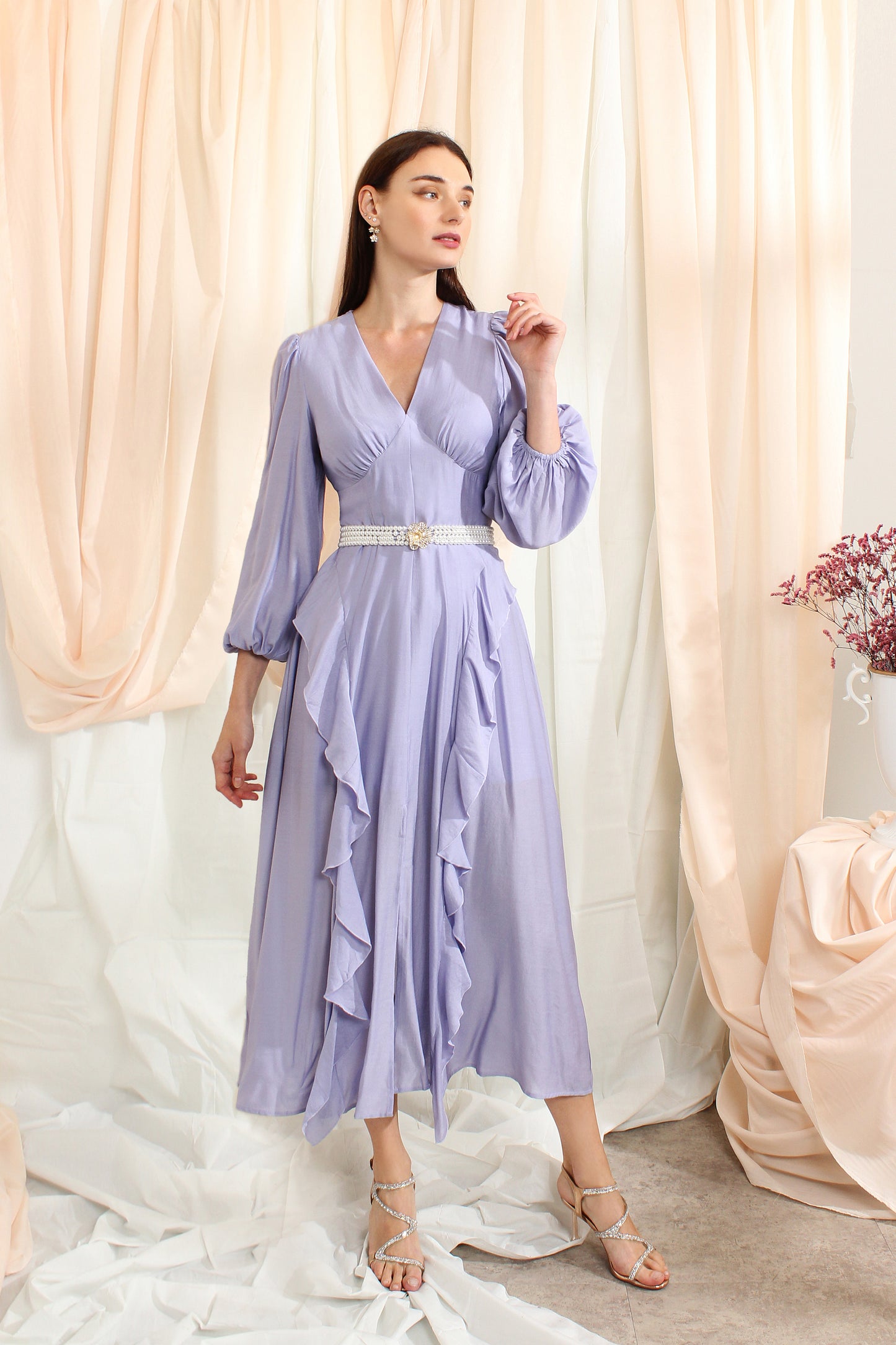 Aleia Dress with Ruffles