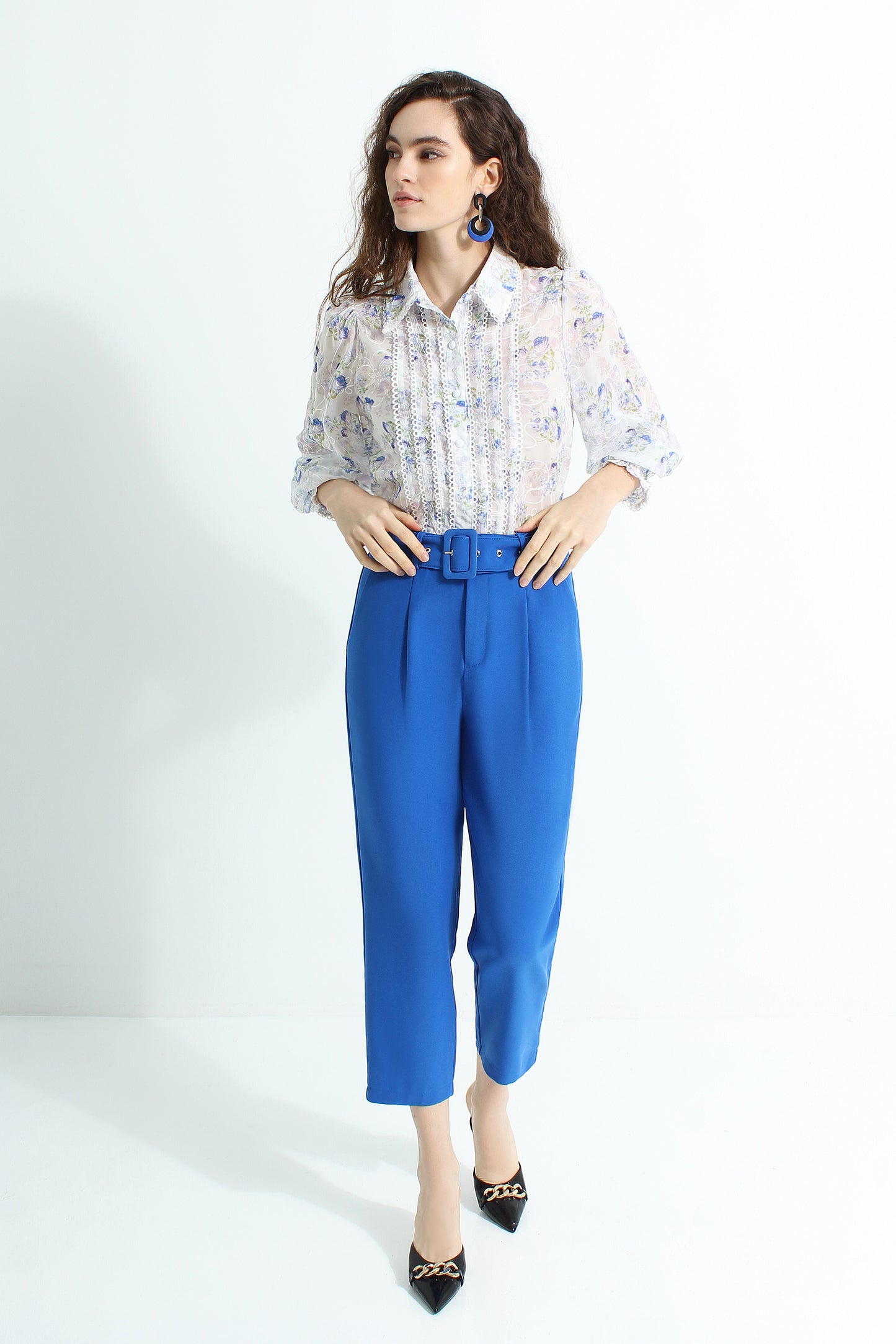 Ahvi Pants with Buckle Belt