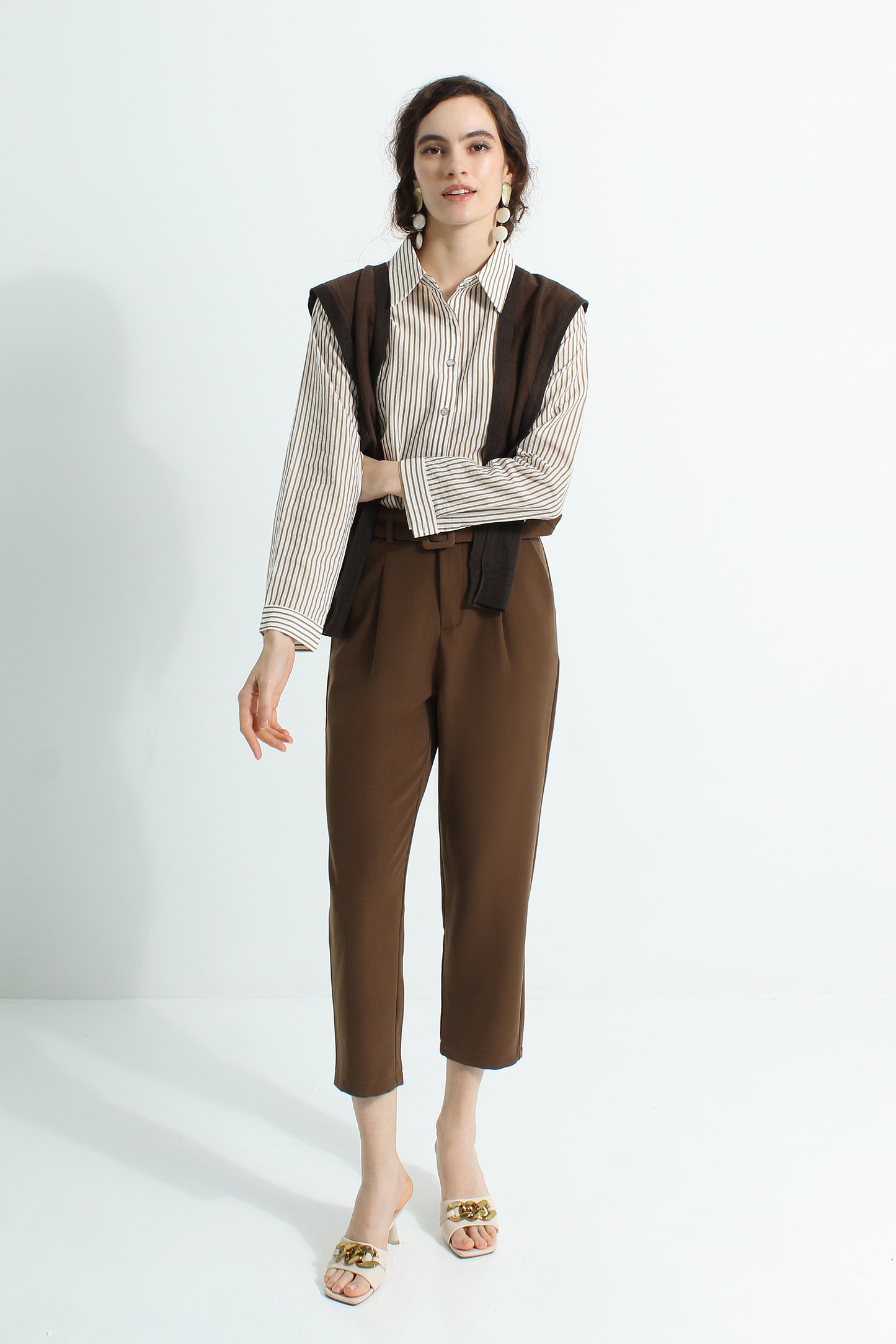 Ahvi Pants with Buckle Belt