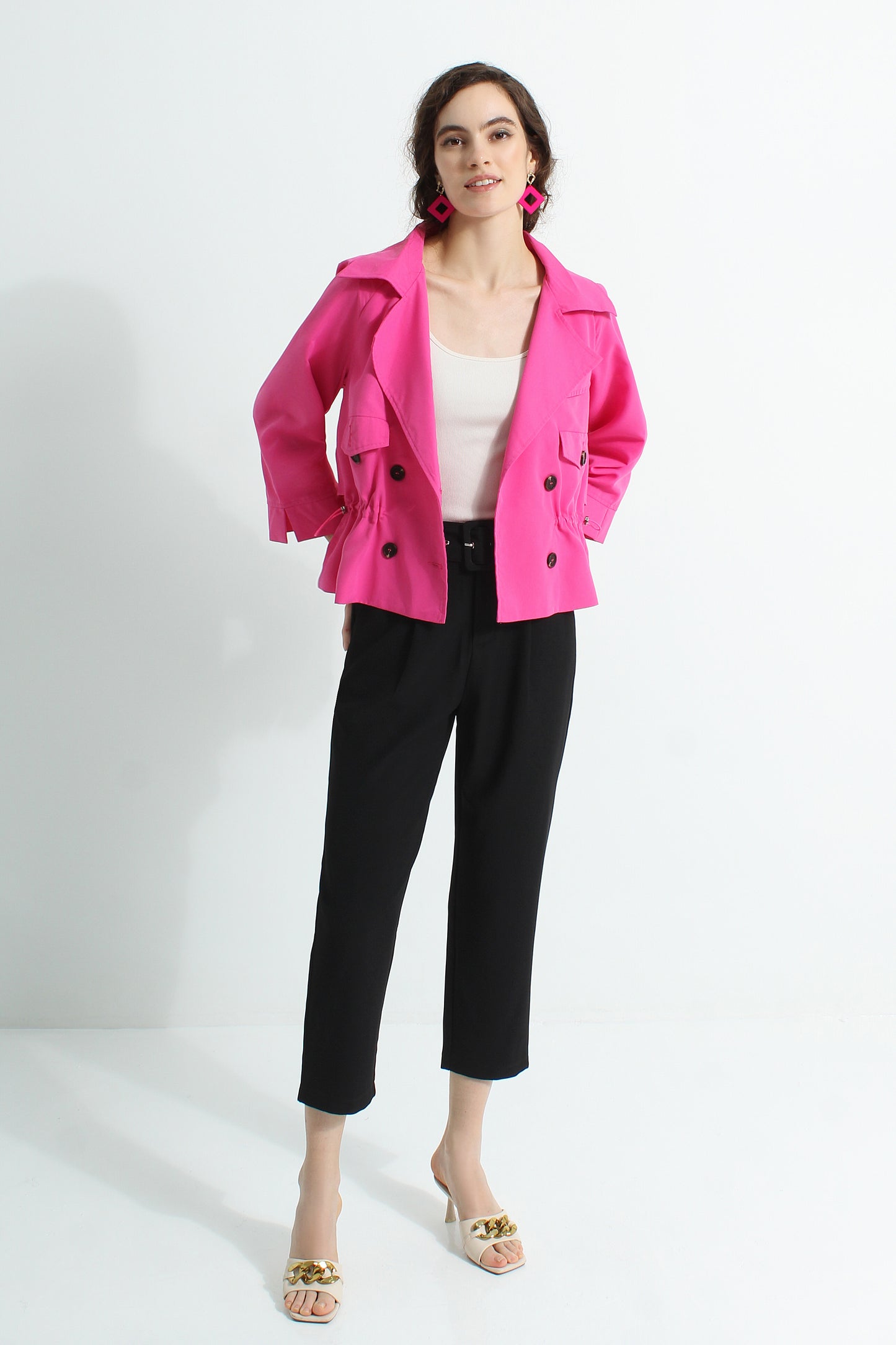 Ahvi Pants with Buckle Belt