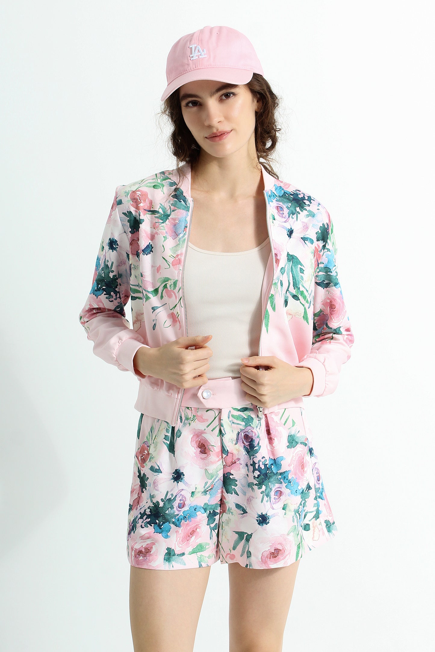 Arien Sporty Set Wear with floral prints
