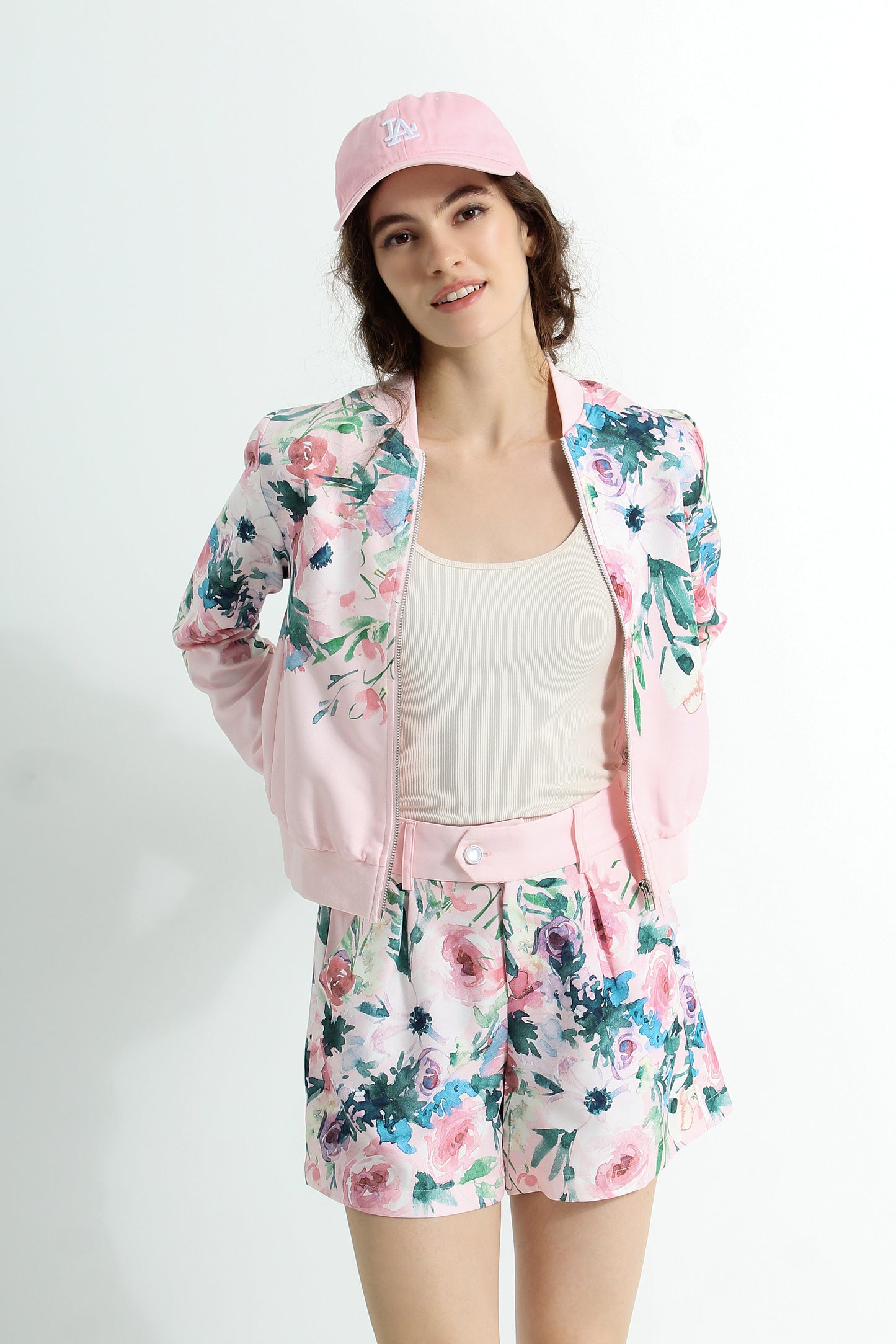 Arien Sporty Set Wear with floral prints