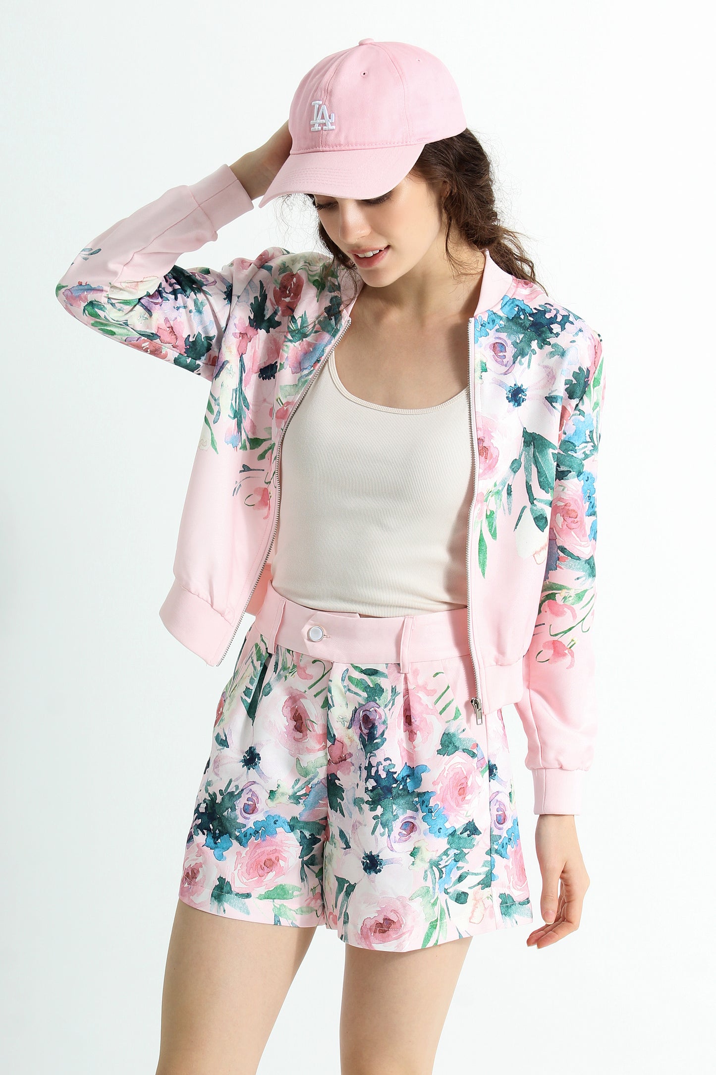 Arien Sporty Set Wear with floral prints