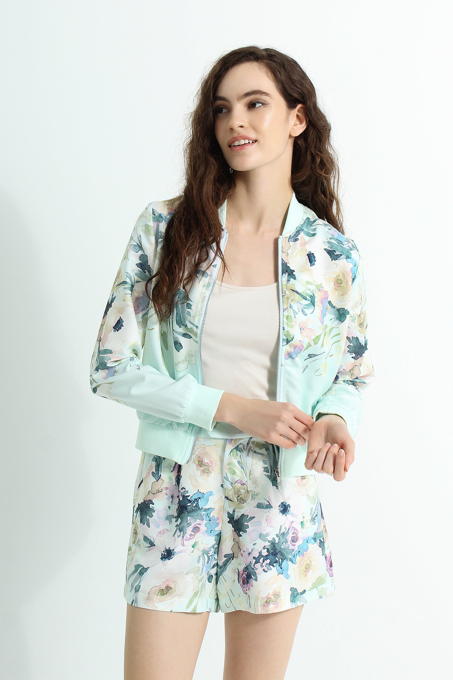 Arien Sporty Set Wear with floral prints