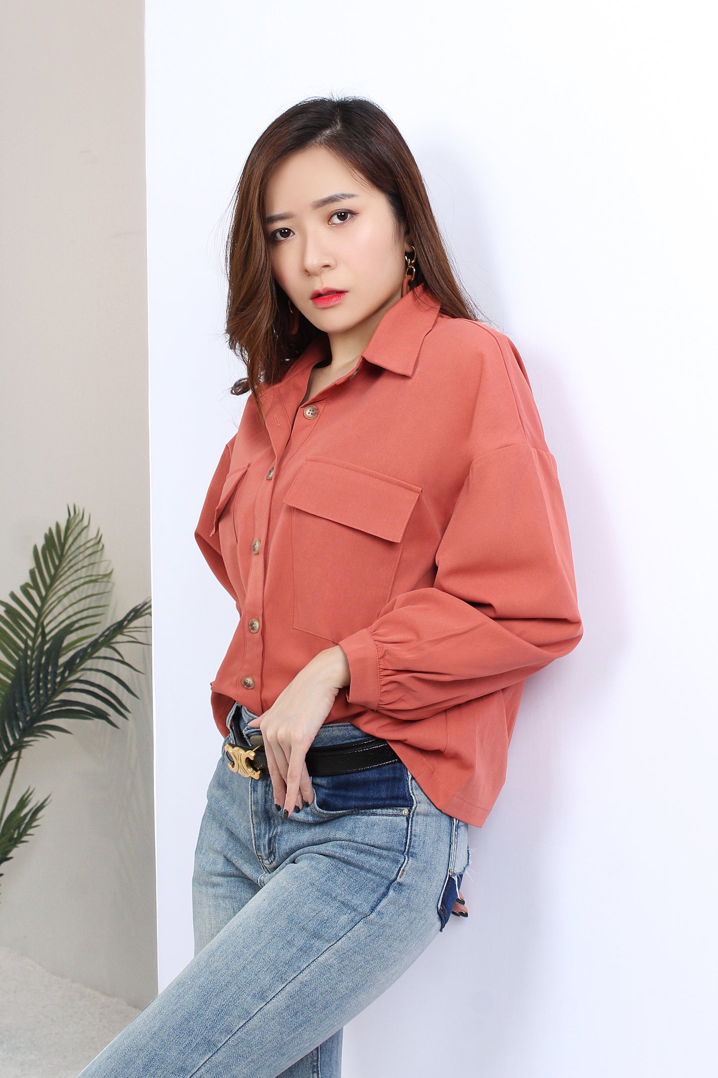 Shirt With Patch Pockets