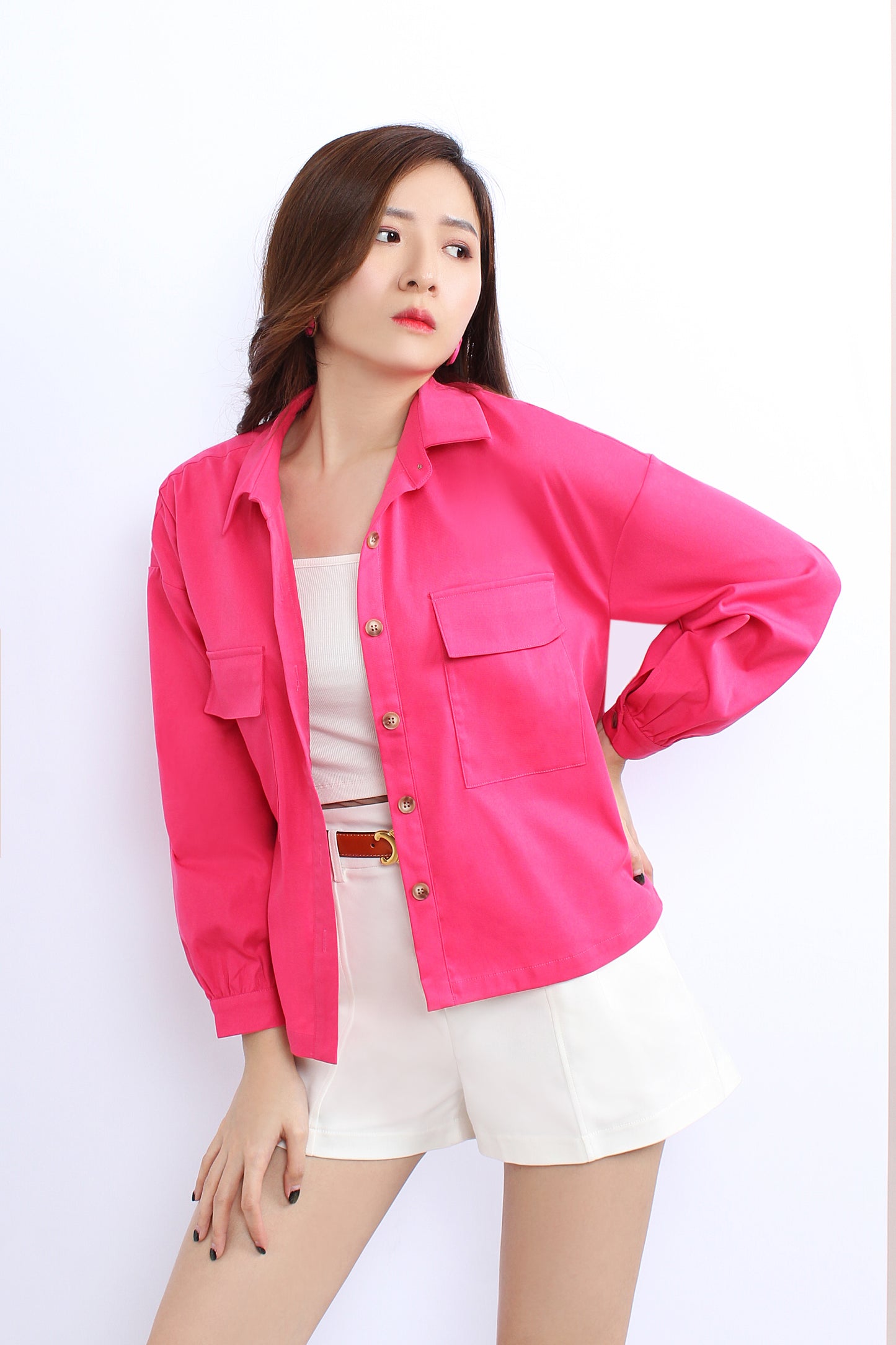 Shirt With Patch Pockets