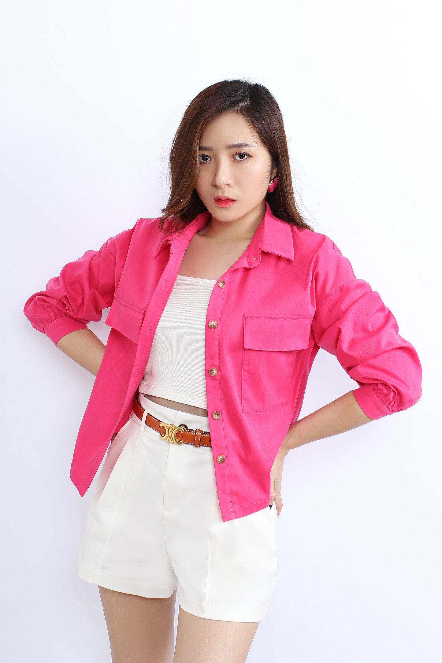 Shirt With Patch Pockets