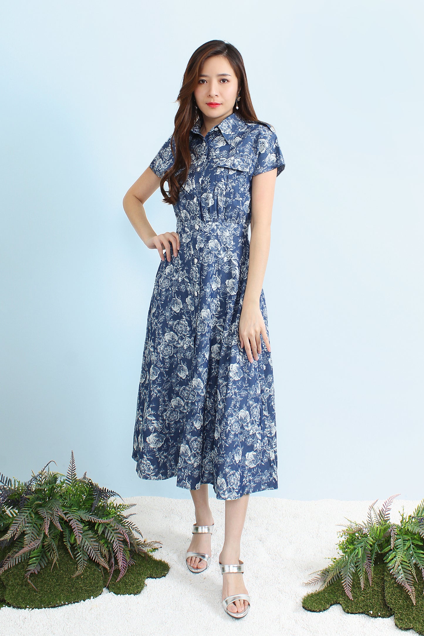 Aoife Floral Shirt Dress