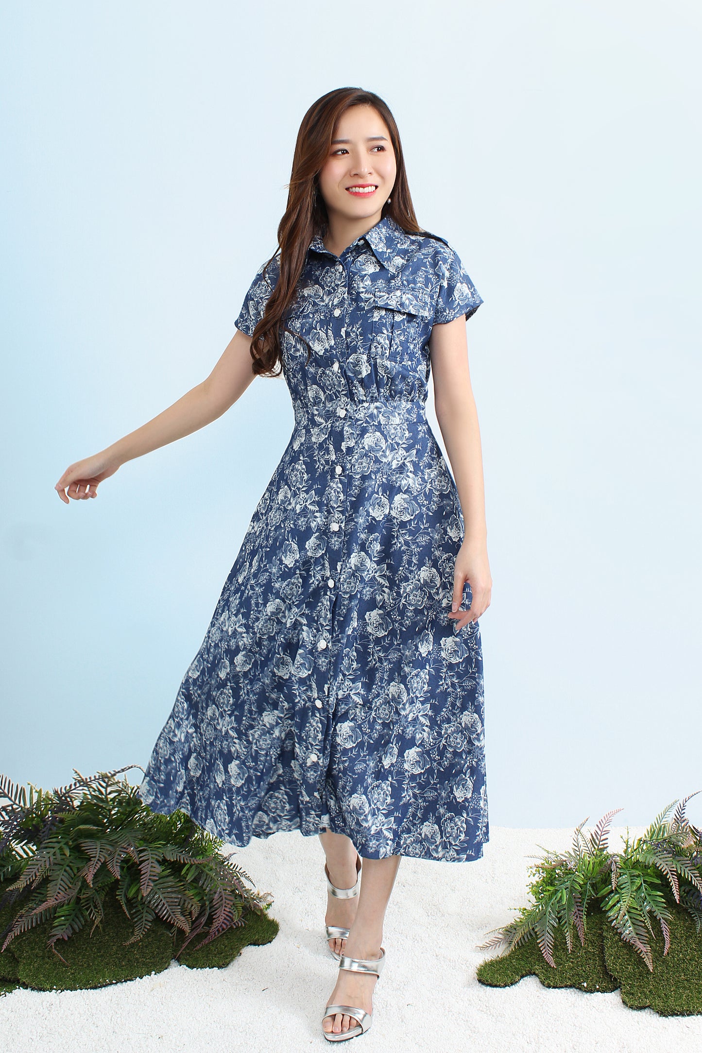 Aoife Floral Shirt Dress