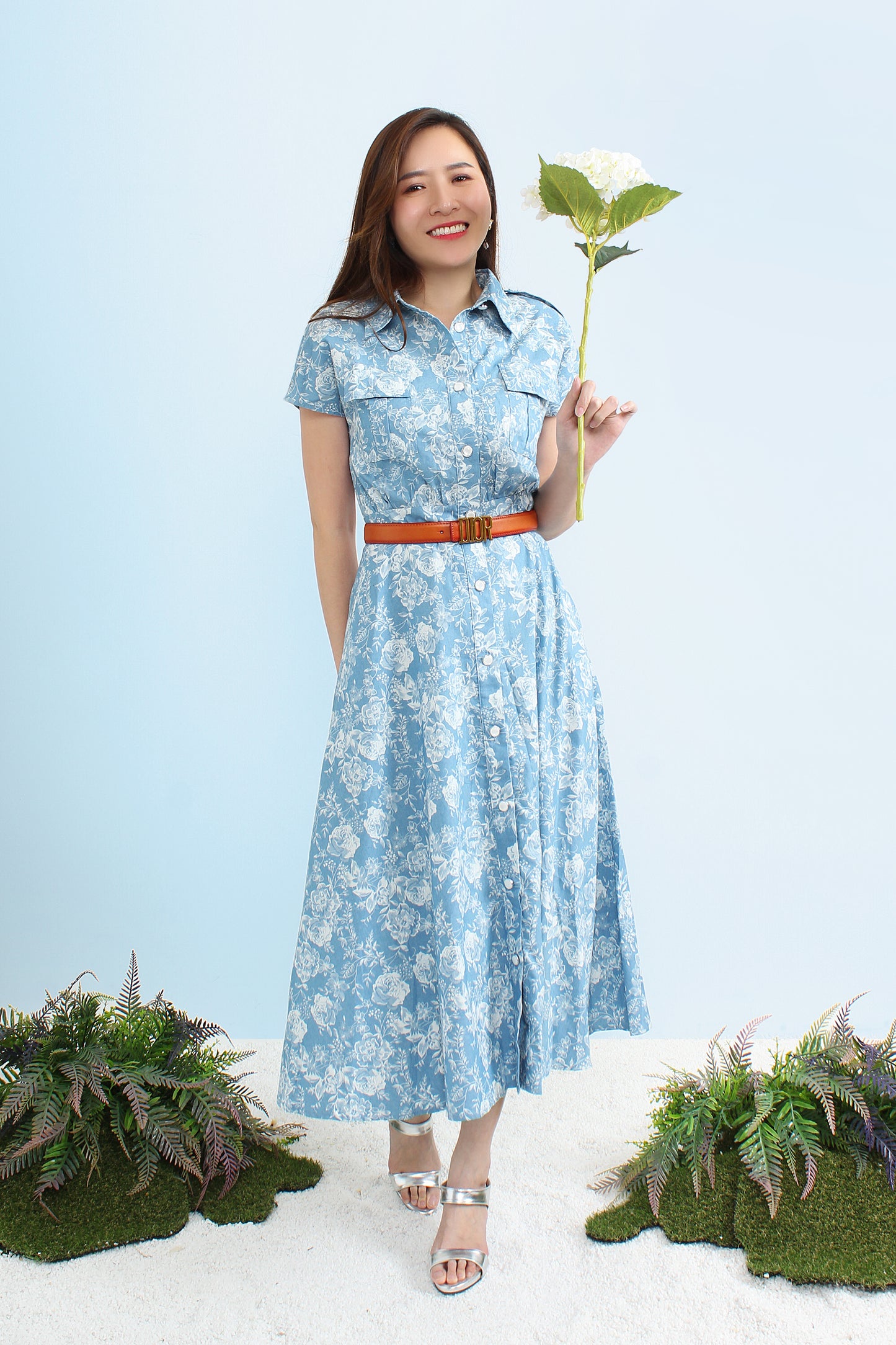 Aoife Floral Shirt Dress