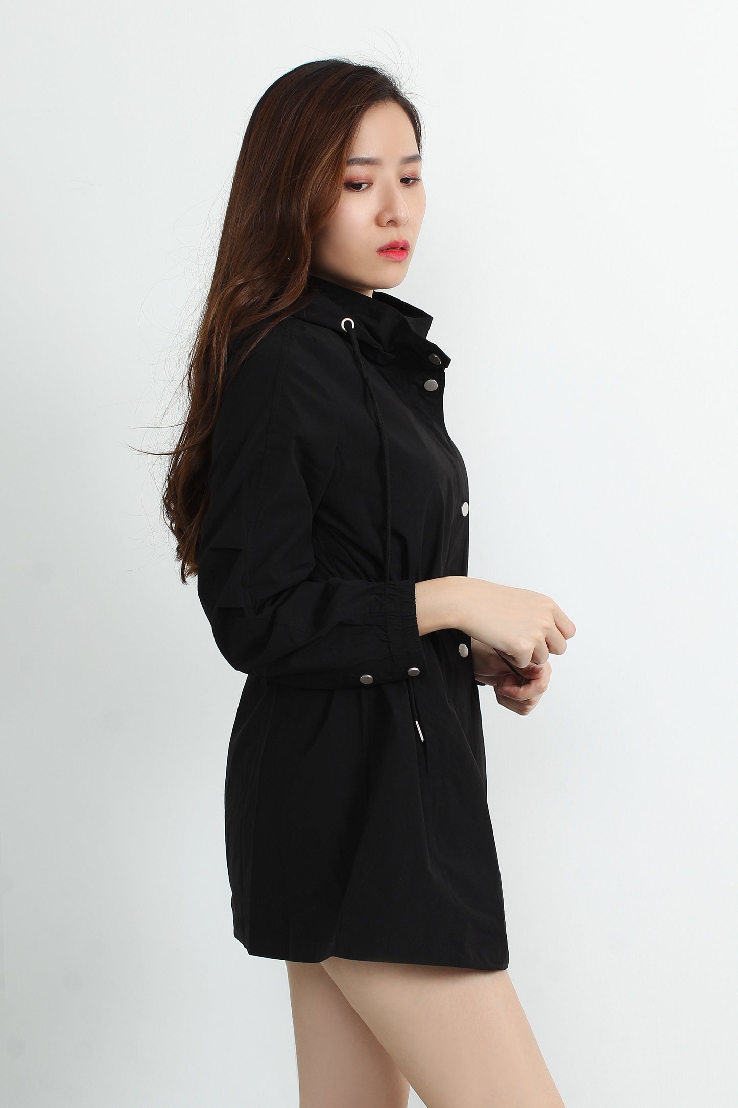 Noemie Drawstring Parka Jacket