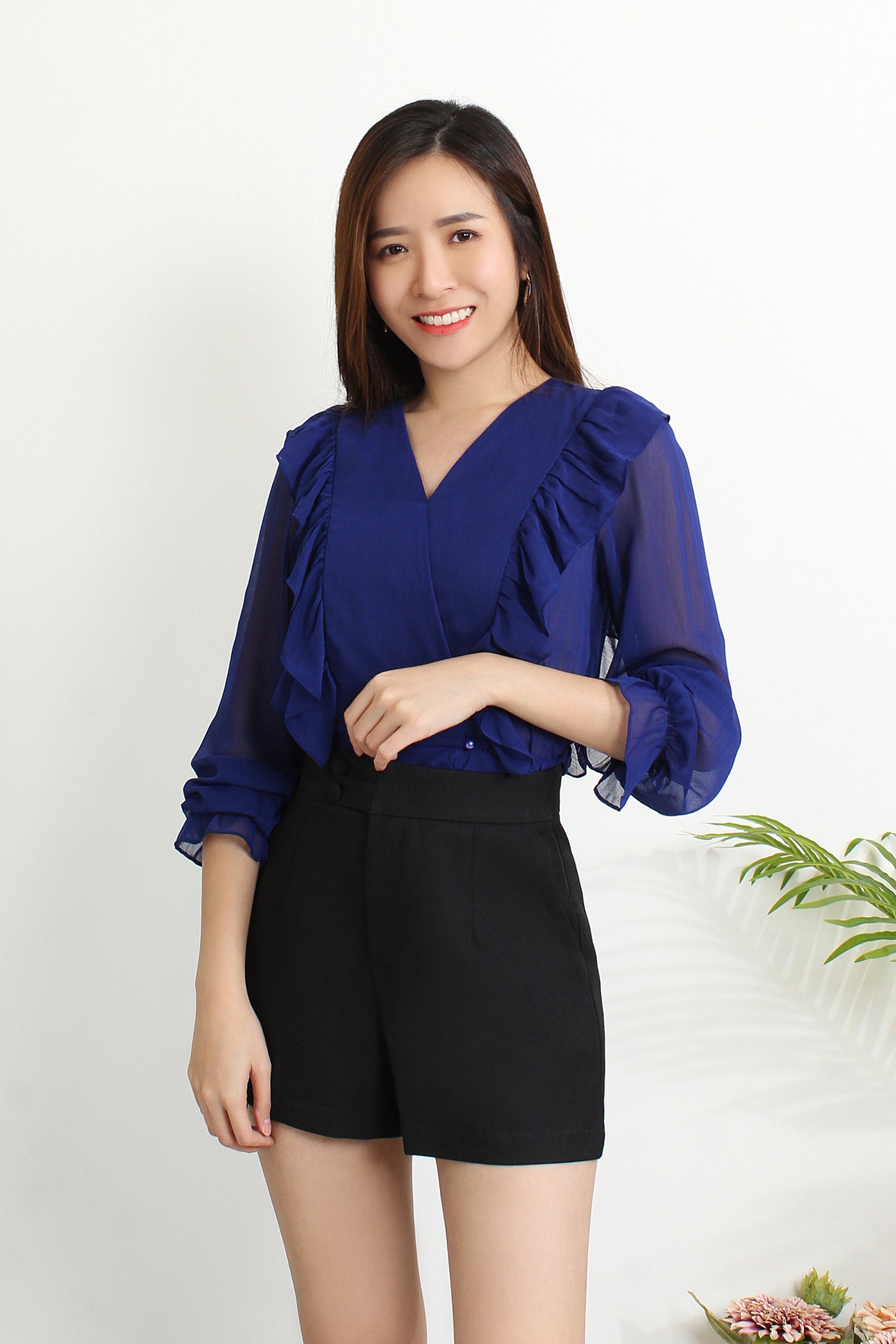 Alizee Double Button Shorts