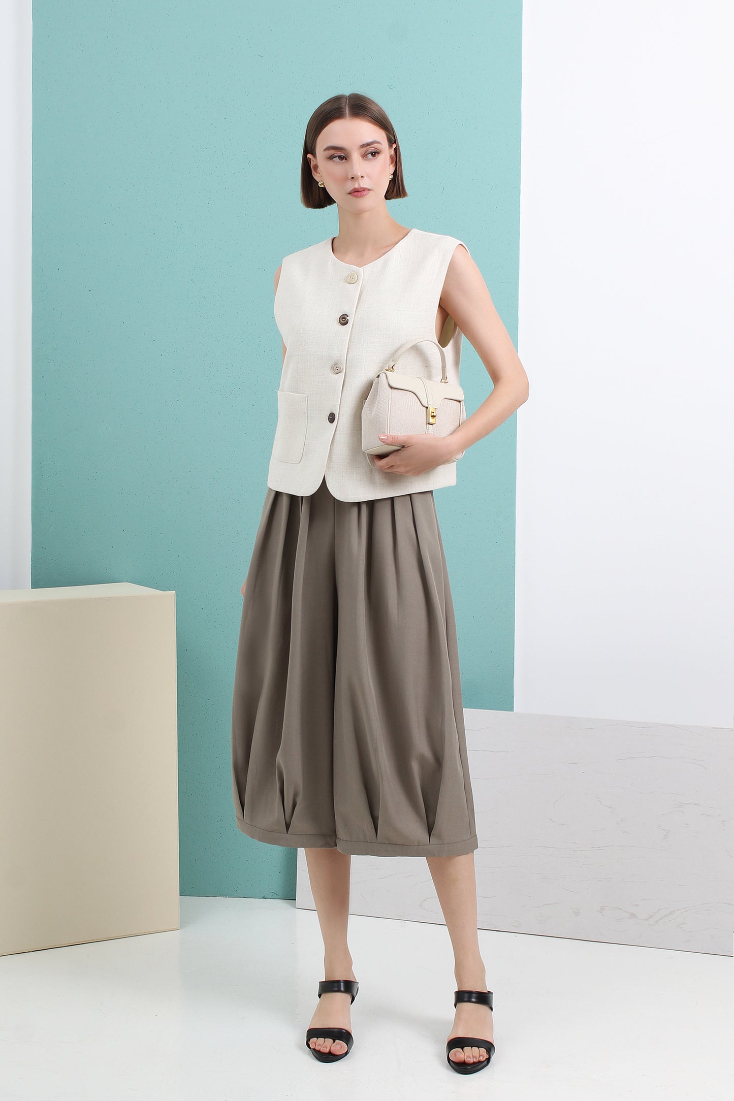 Opal Bubble Hem Mid-length Dress