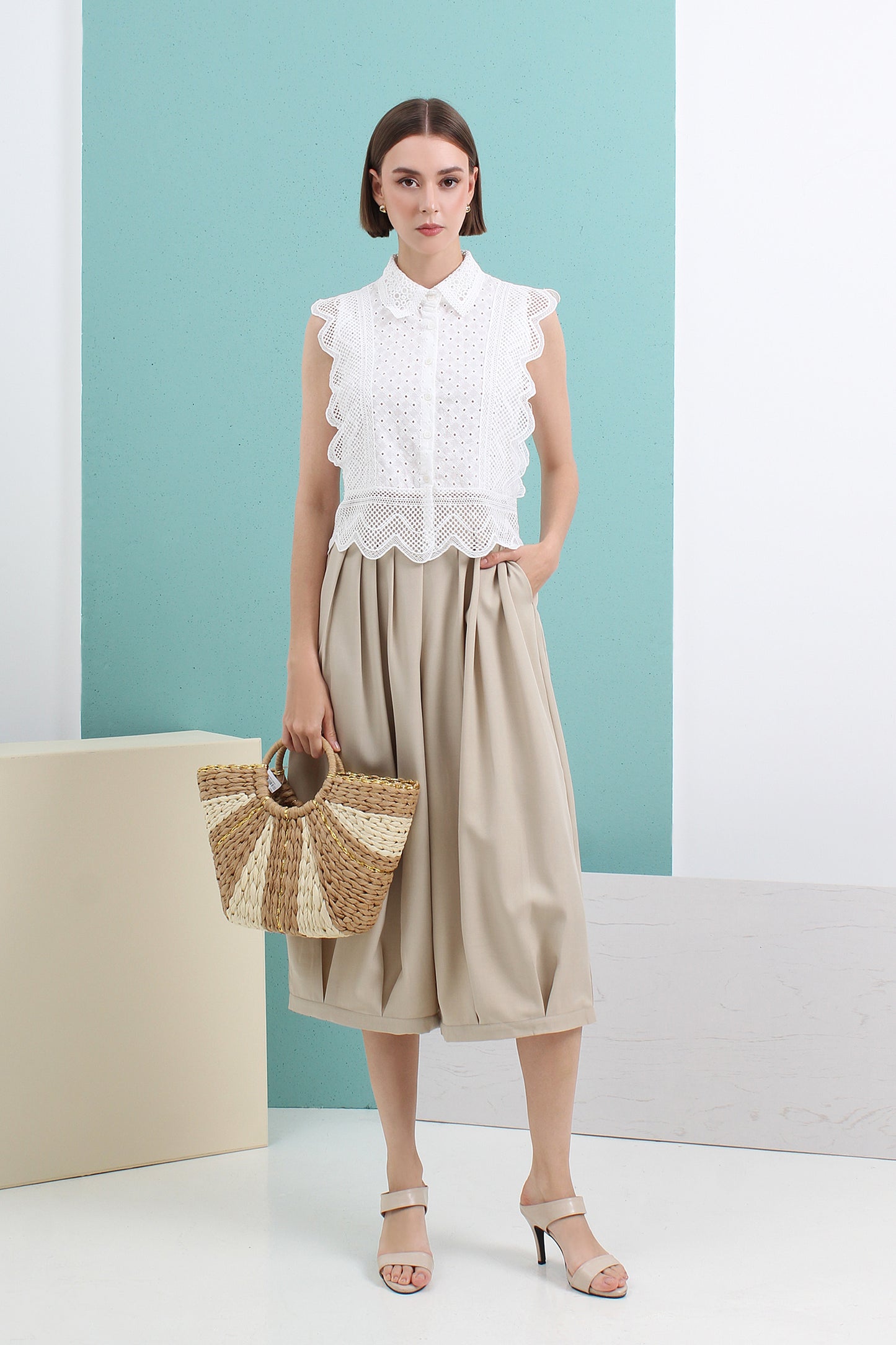 Opal Bubble Hem Mid-length Dress