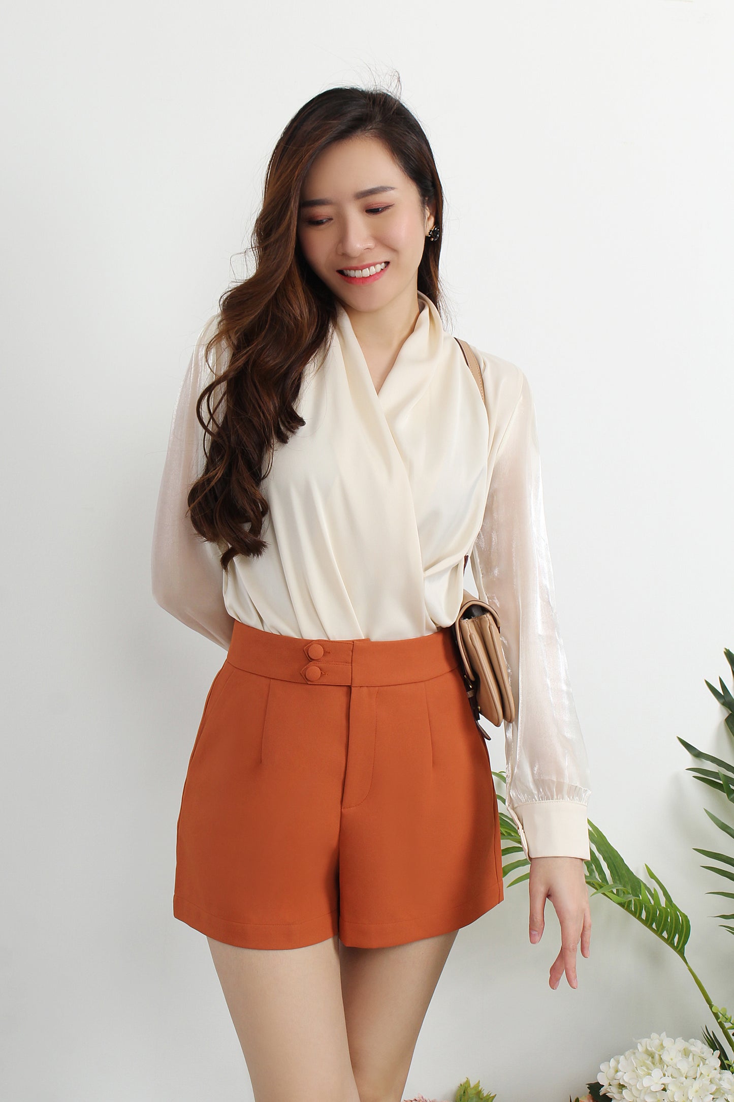 Alizee Double Button Shorts