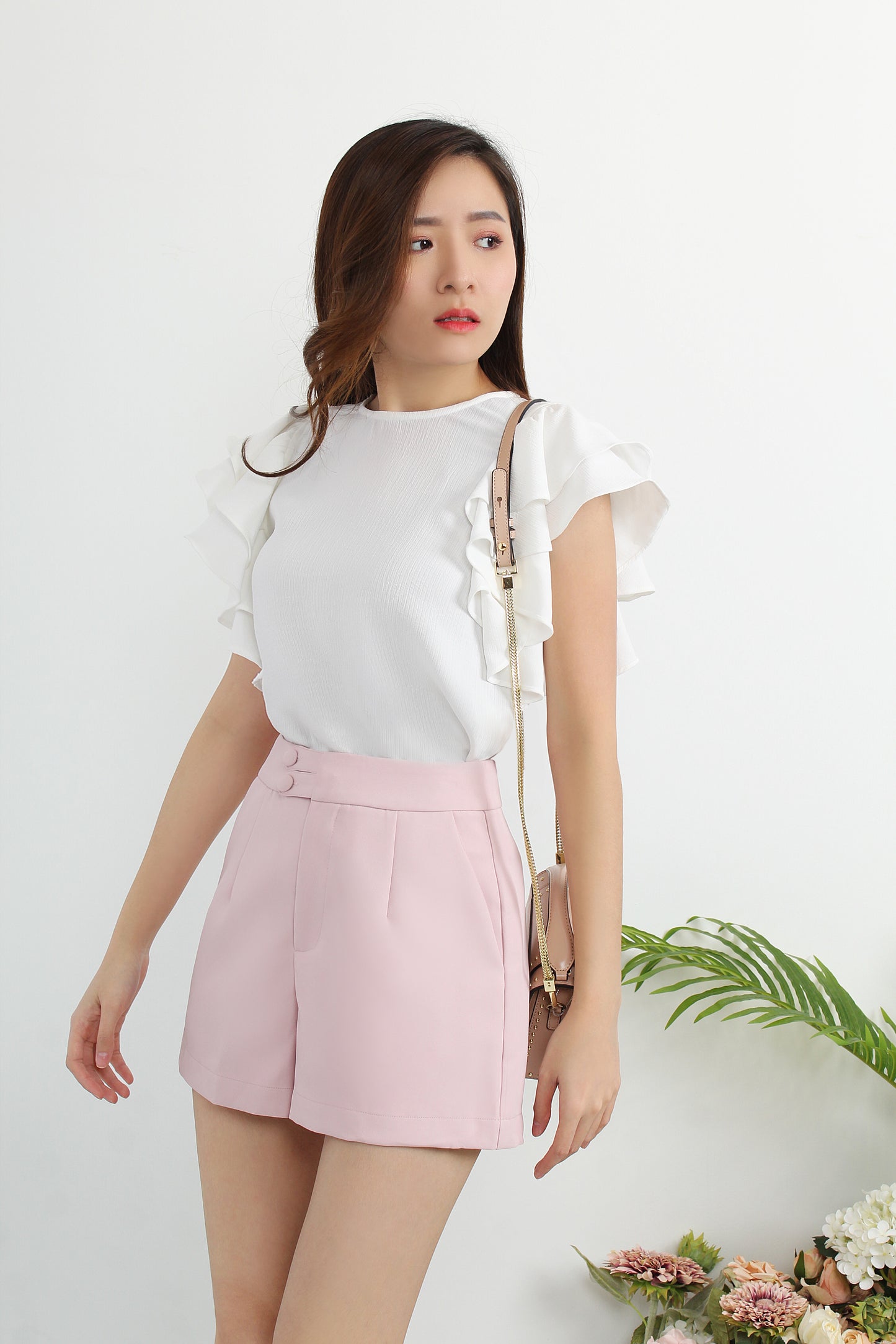 Alizee Double Button Shorts