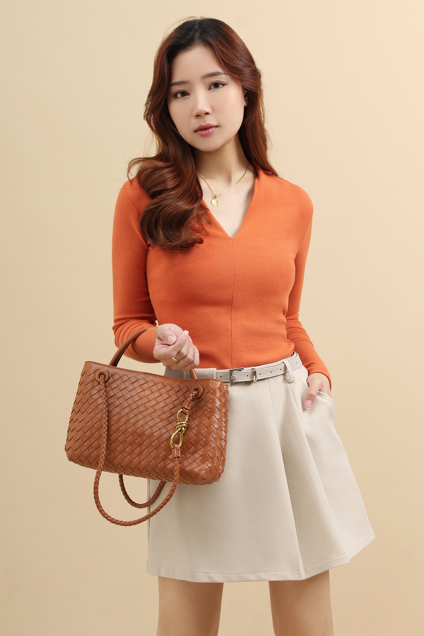 Sophia Pleated A-Line skirt