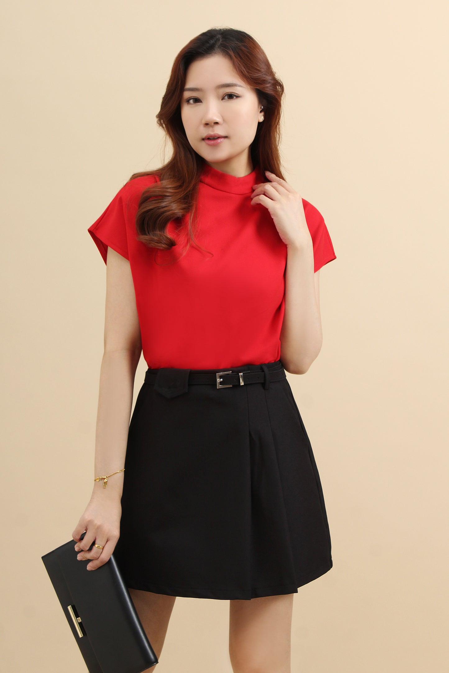 Sophia Pleated A-Line skirt