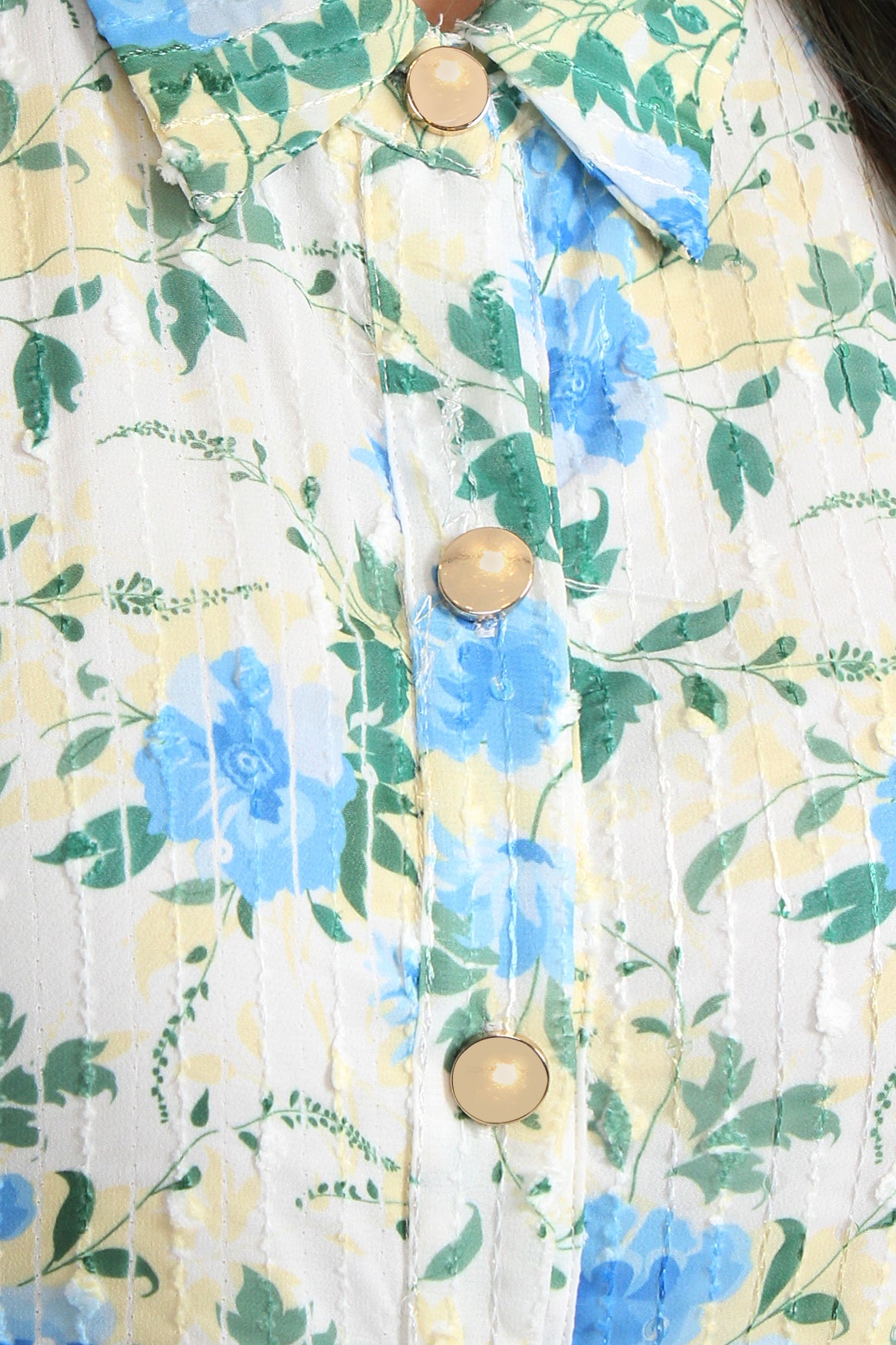 Amalthea Floral Shirt Dress With Sequin Details