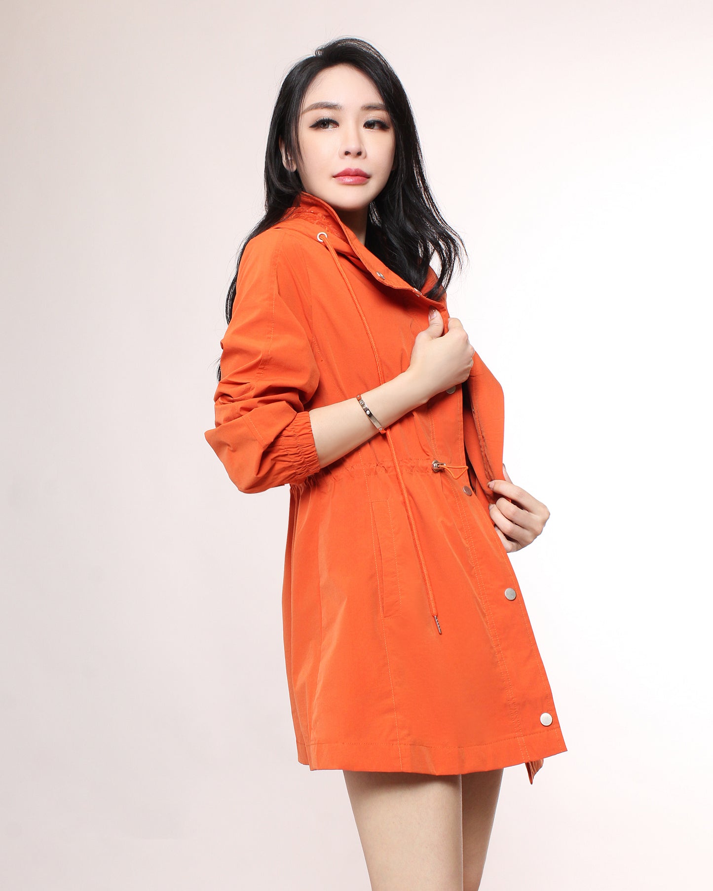 Noemie Drawstring Parka Jacket