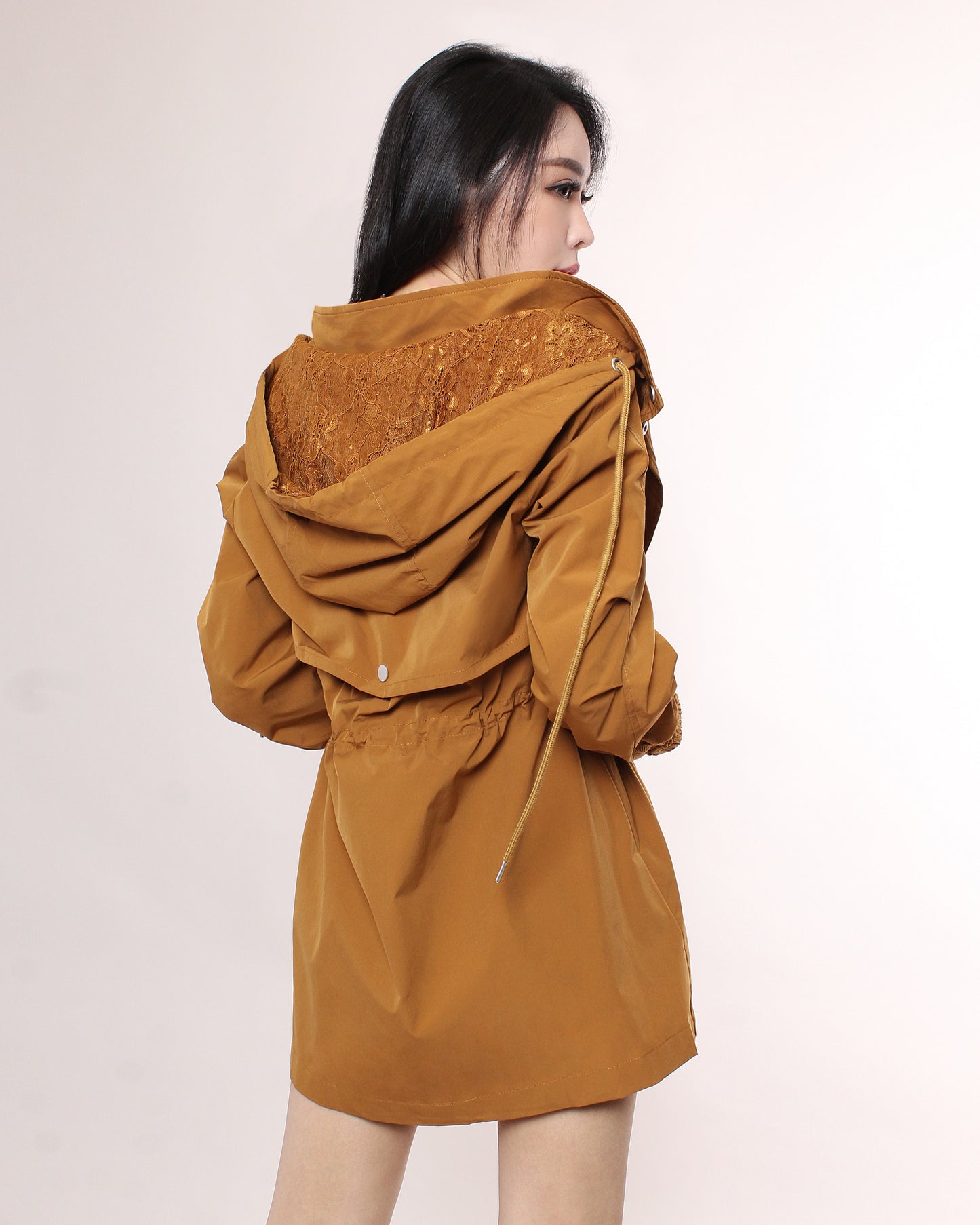 Noemie Drawstring Parka Jacket