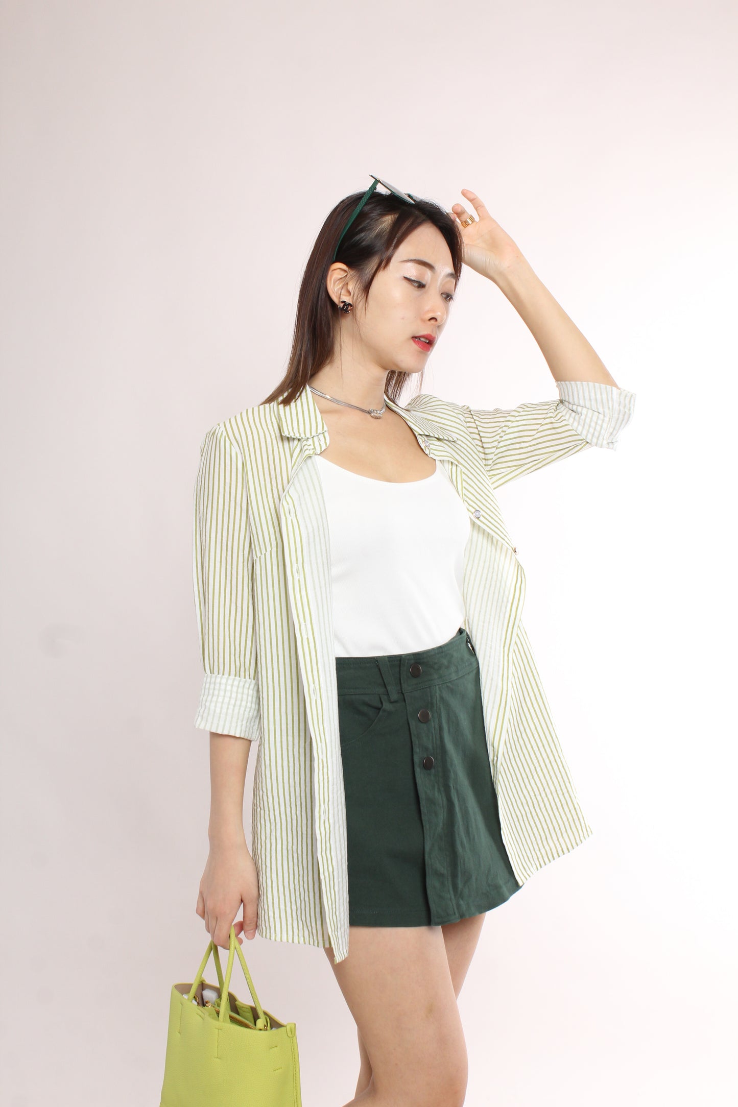 Casual Thin Stripes Cotton Shirt