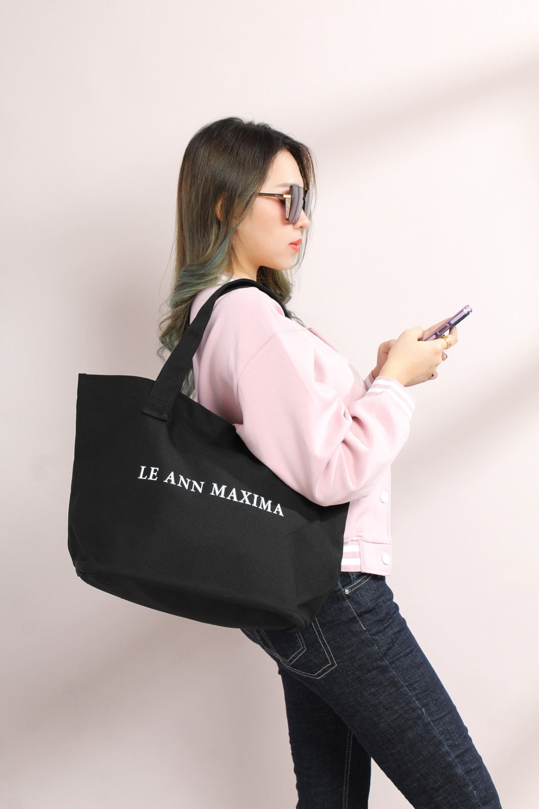 (Free Items) Le Ann Maxima Black Shopping Bag (Not For Sale)