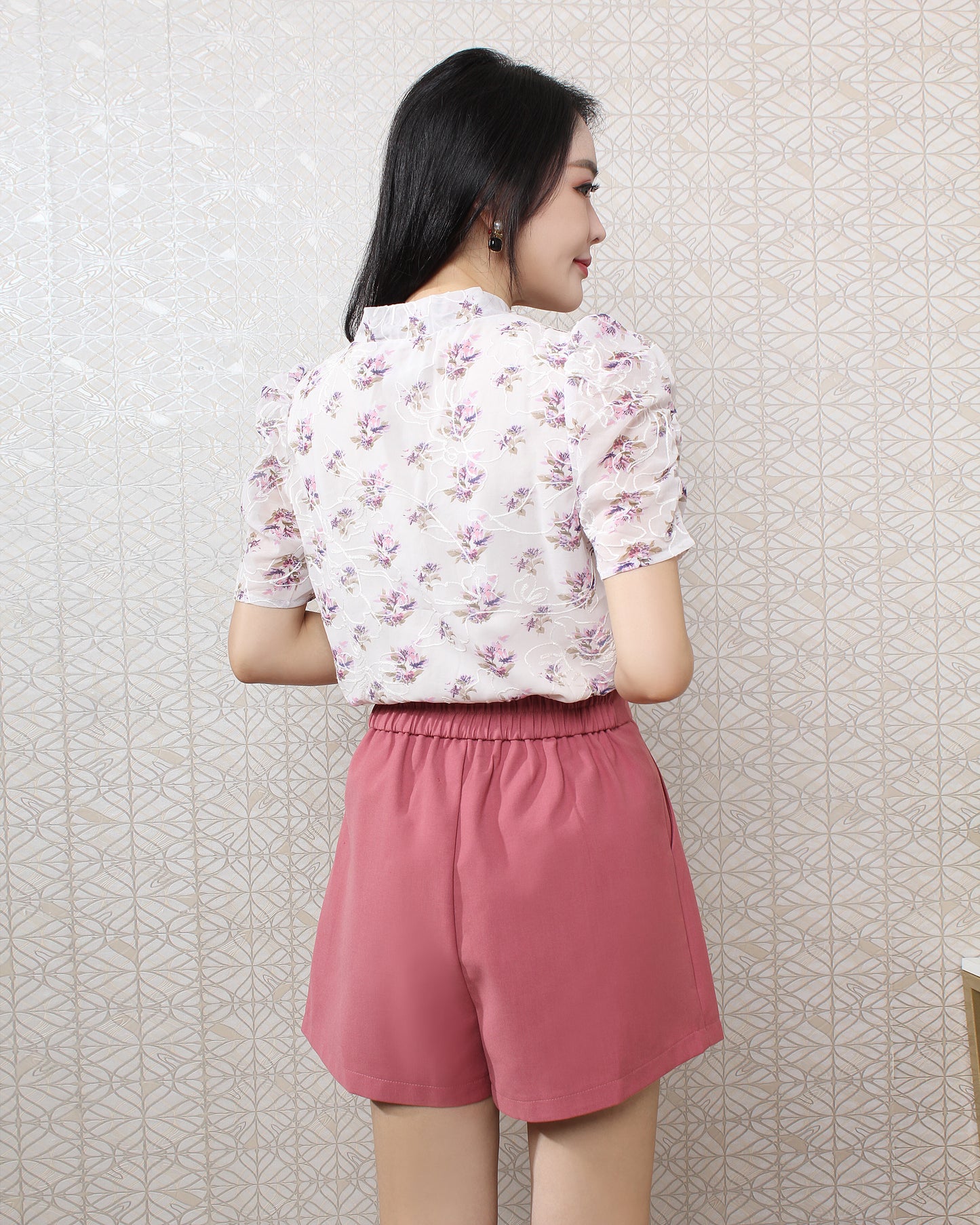 Rory High Waist Wide Leg Shorts