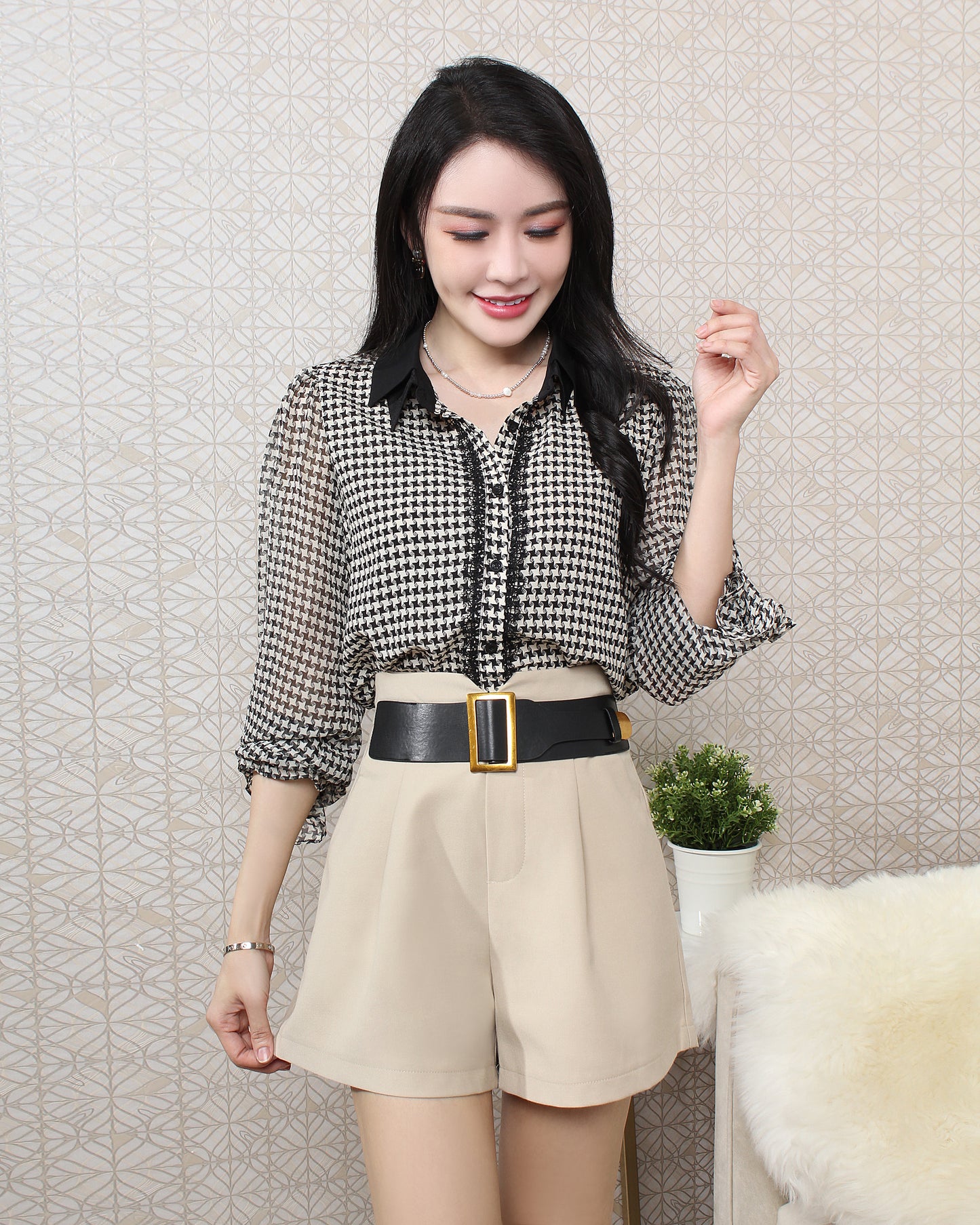 Rory High Waist Wide Leg Shorts