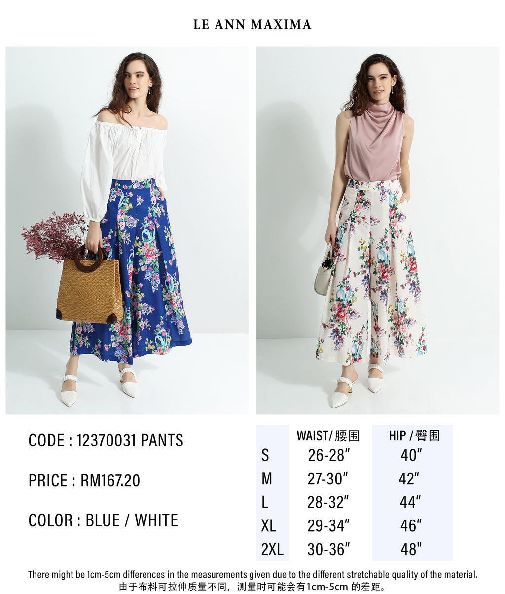 Avyanna Floral Wide Leg Pants