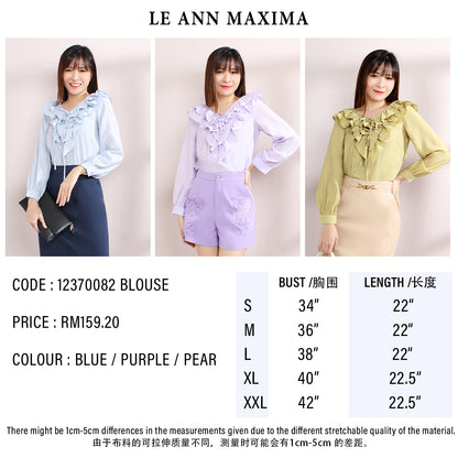 Auretta Double Layered Ruffles Blouse