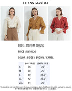Harper Embroidered Ruffle Blouse