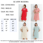 Coralena Embroidered Modern Cheongsam