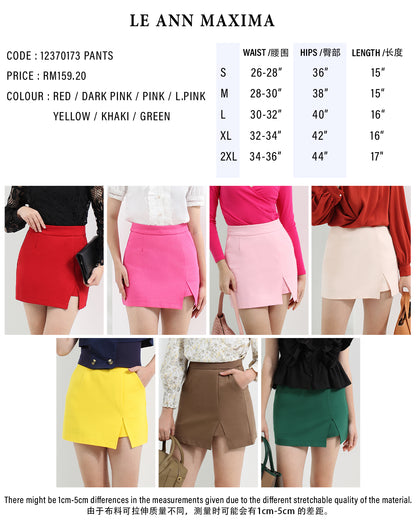 Side Slit Mini Skirt