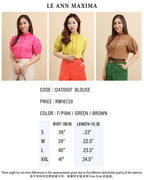 Ruffle Eyelet Lace Top