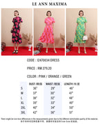 Jade Bloom Modern Qipao Midi Dress