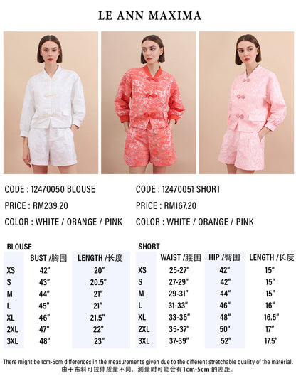 Le Oriental Oversized Top & Pants Set