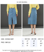 Virginia Denim Midi Skirt